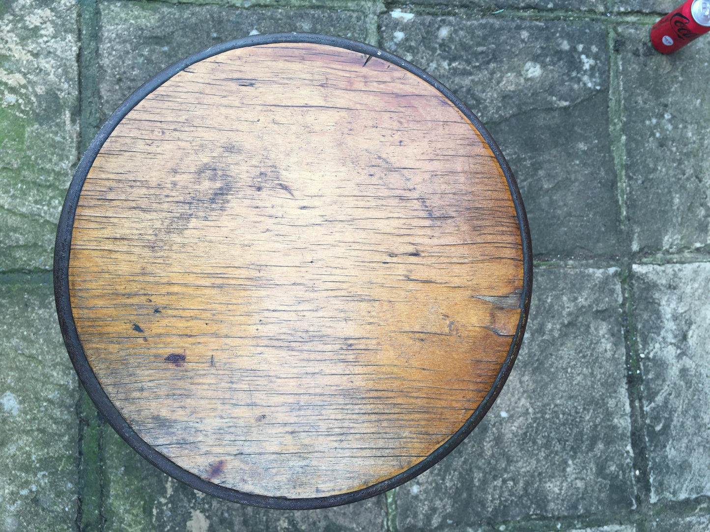 Vintage Evertaut steel stool.