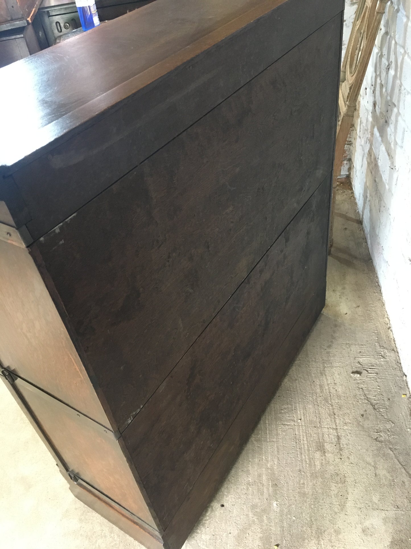 Early Globe Wernicke style barristers stacking bookcase, circa 1900.