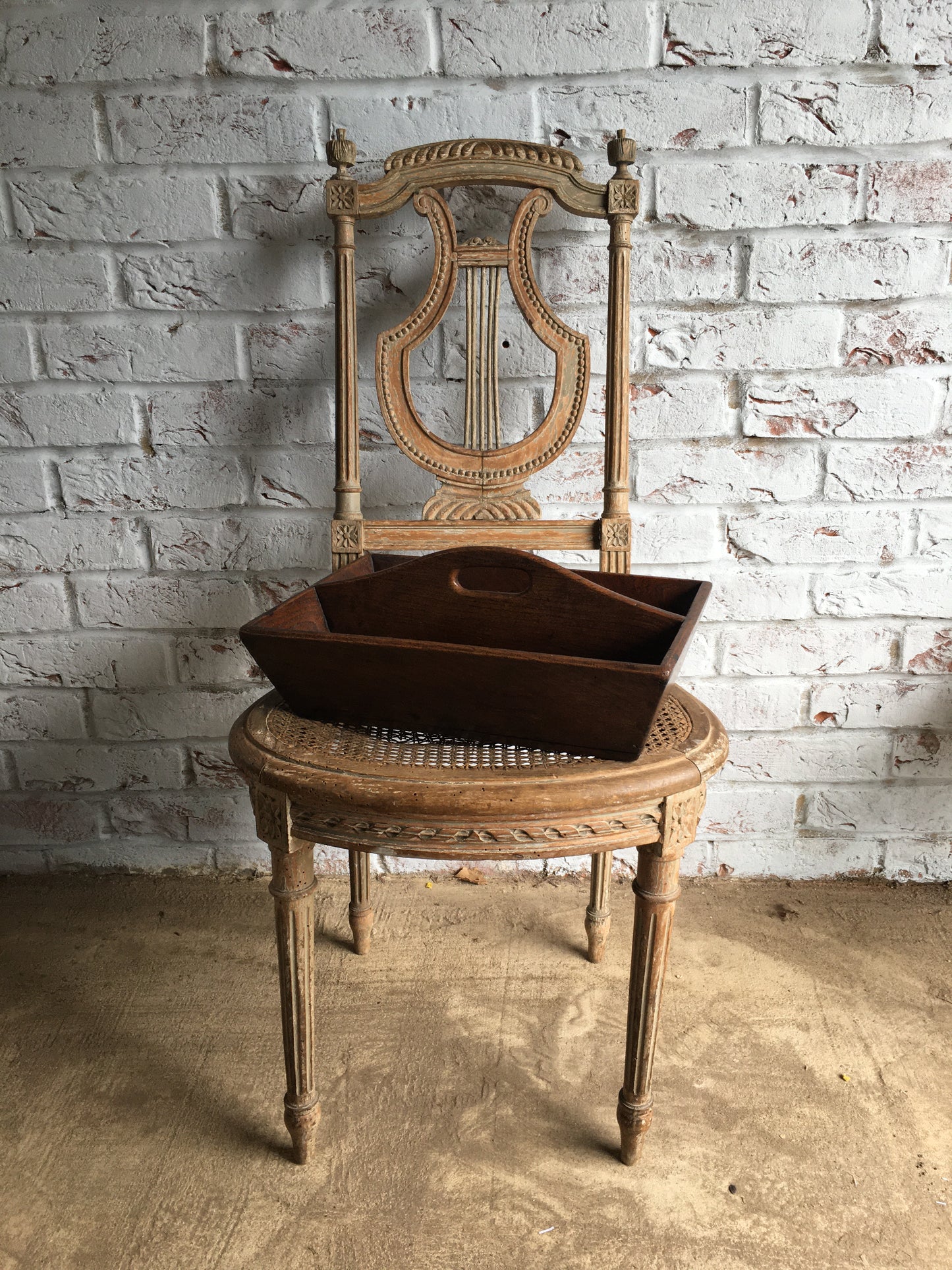 Early 20th century housekeeper's/cutlery tray.