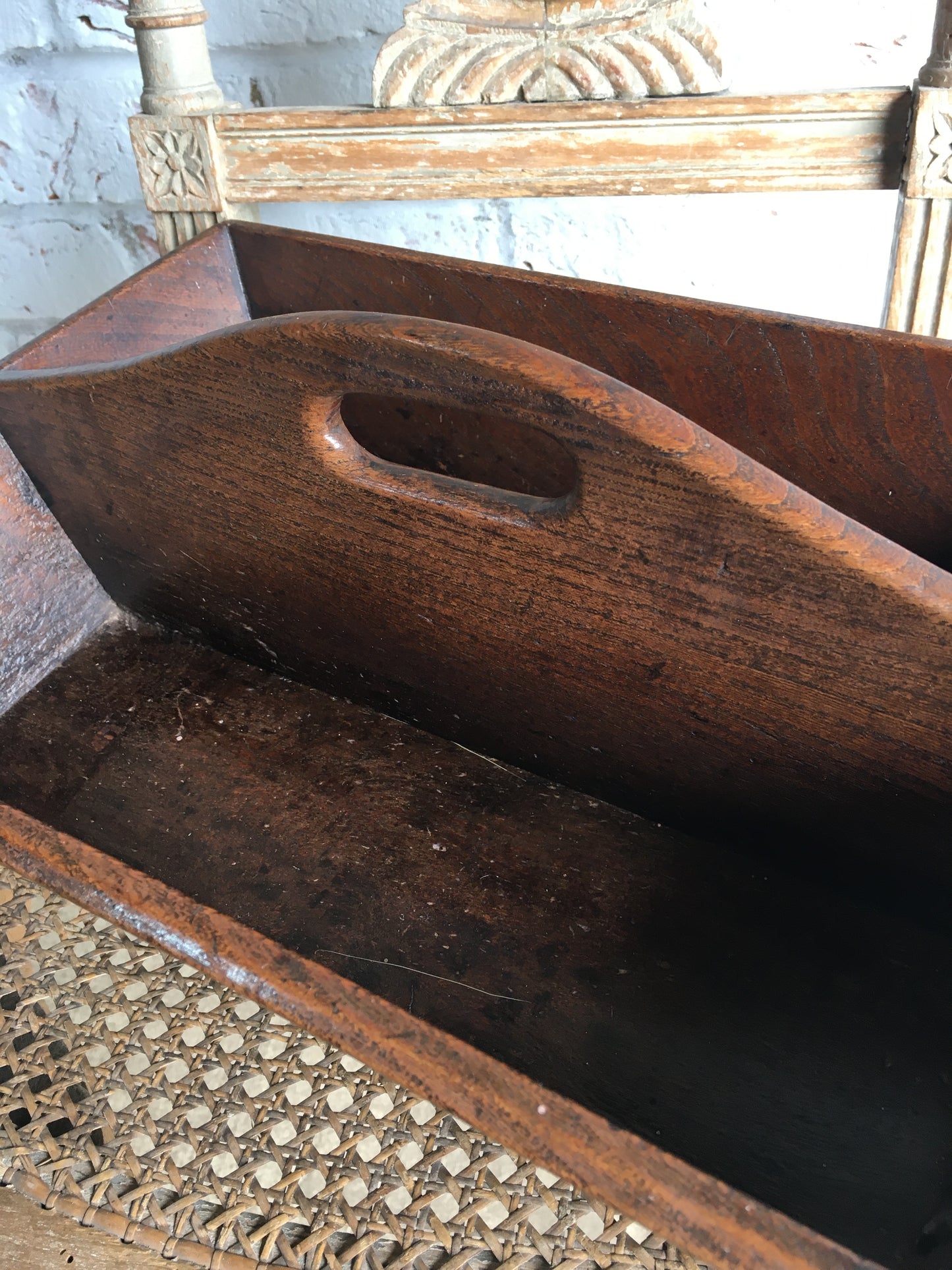 Early 20th century housekeeper's/cutlery tray.