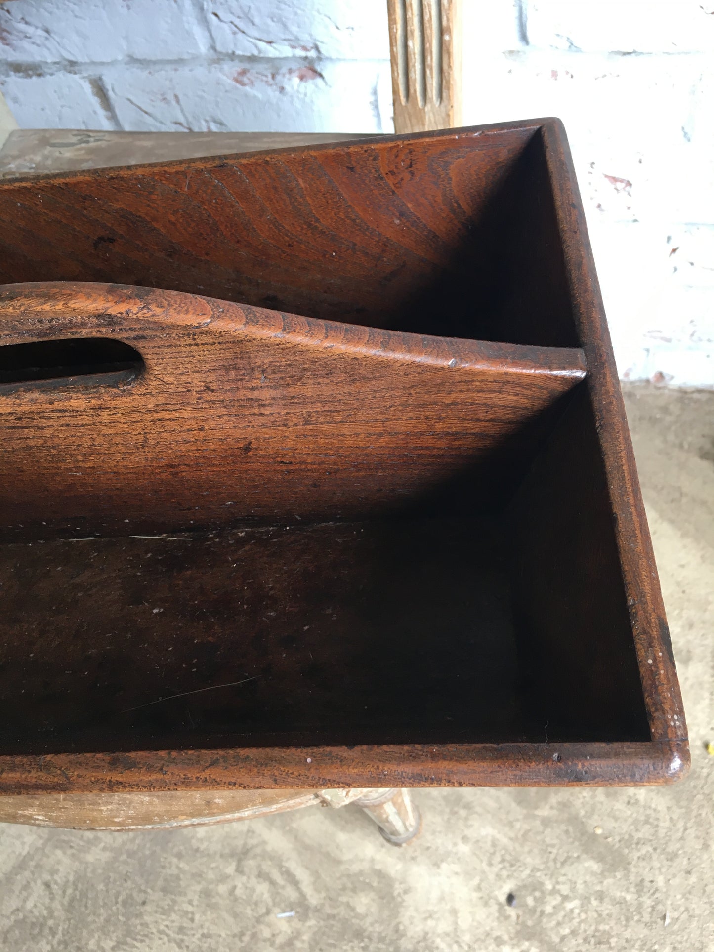 Early 20th century housekeeper's/cutlery tray.