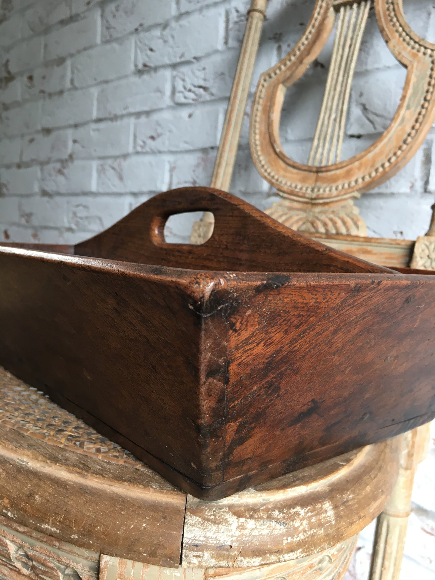 Early 20th century housekeeper's/cutlery tray.