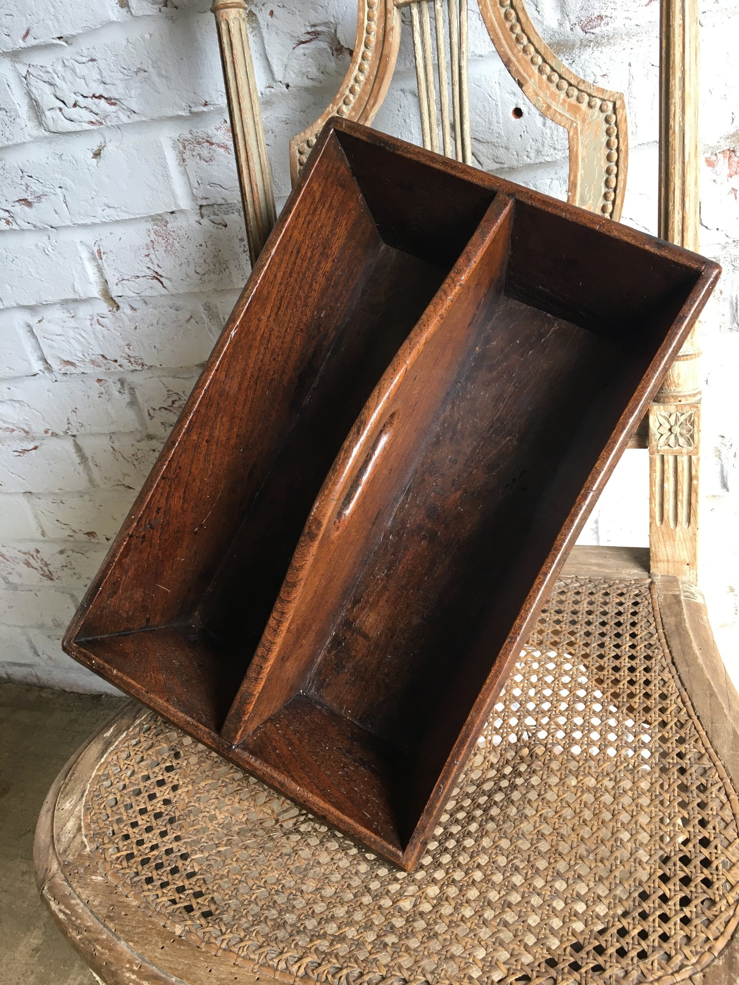 Early 20th century housekeeper's/cutlery tray.