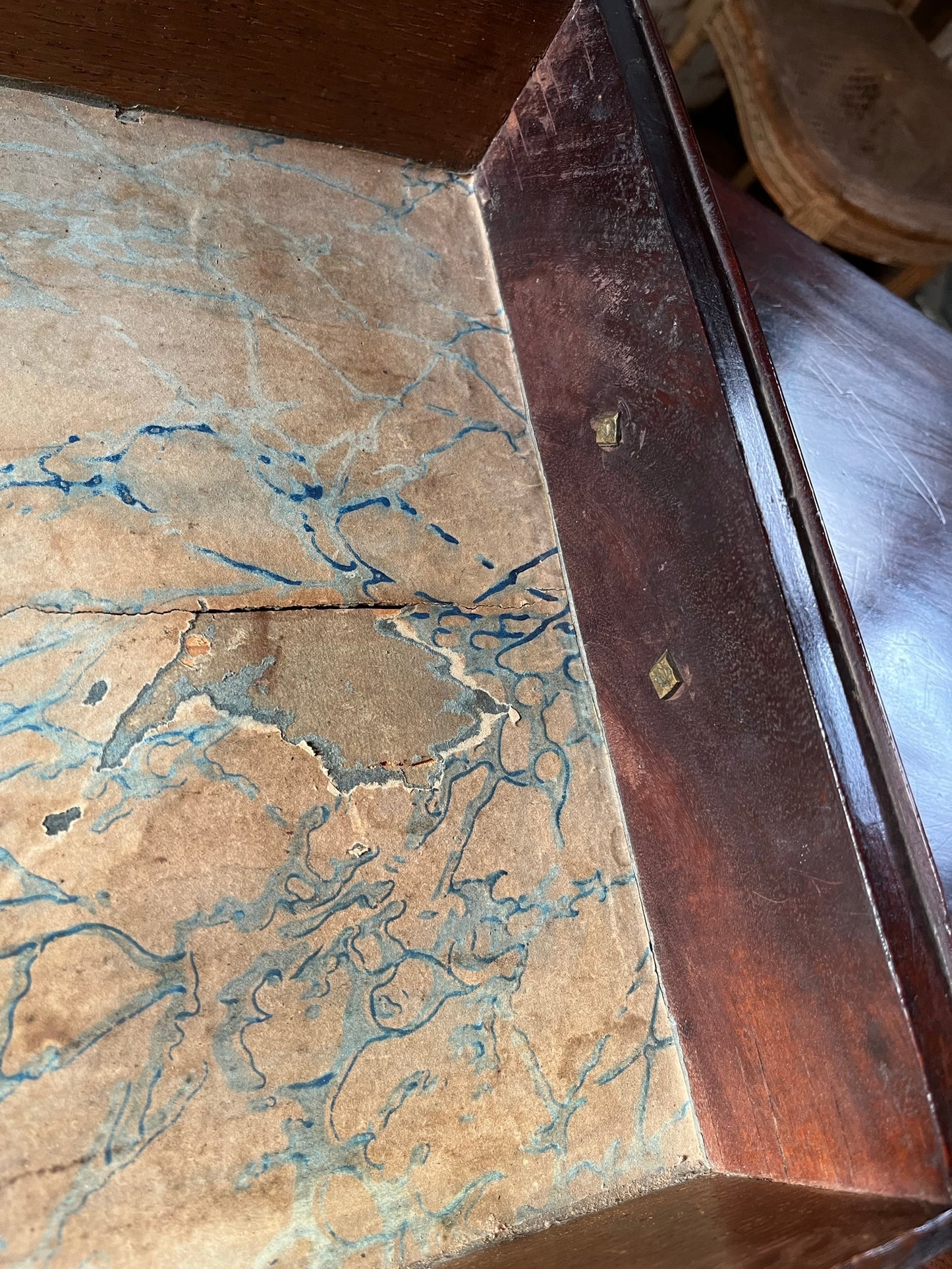 18th century Georgian mahogany lowboy or side table.