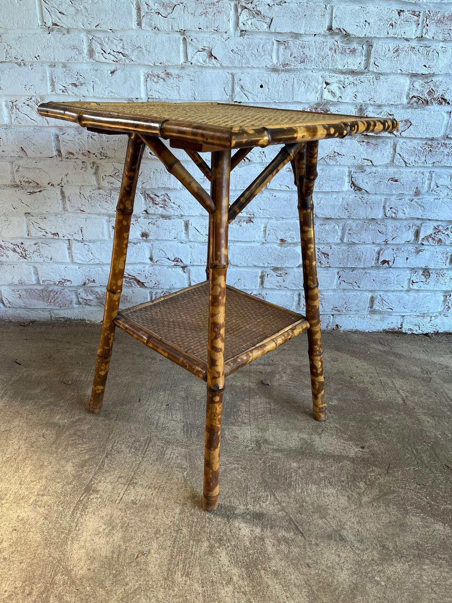 Victorian bamboo occasional table/wine table/lamp table.