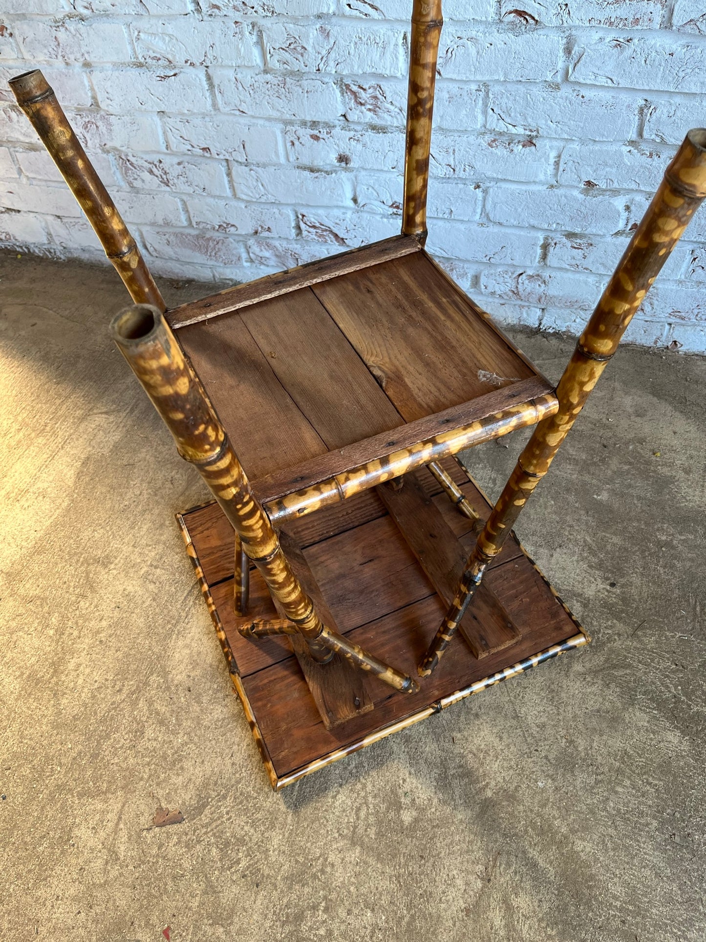 Victorian bamboo occasional table/wine table/lamp table.