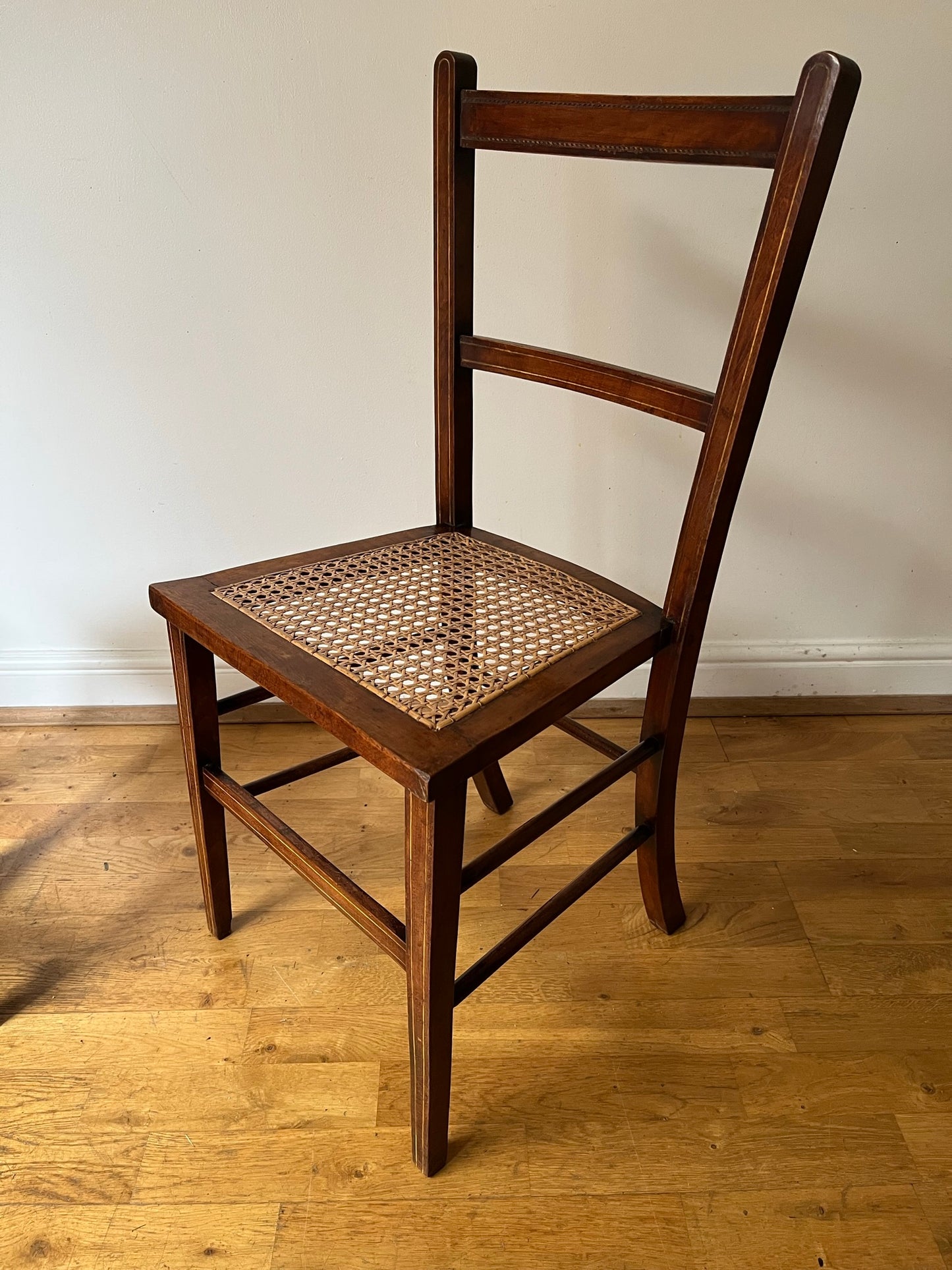 Edwardian bedroom chair from country house.