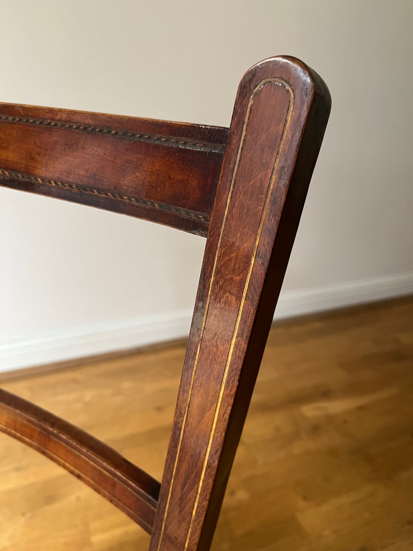 Edwardian bedroom chair from country house.