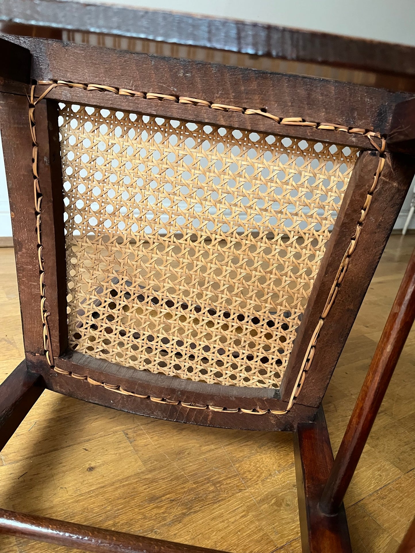 Edwardian bedroom chair from country house.