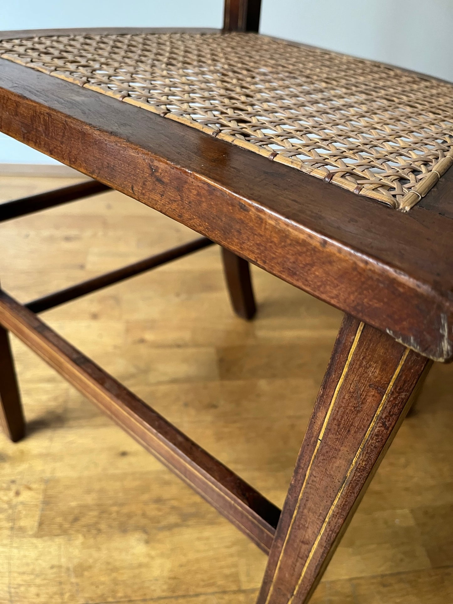 Edwardian bedroom chair from country house.