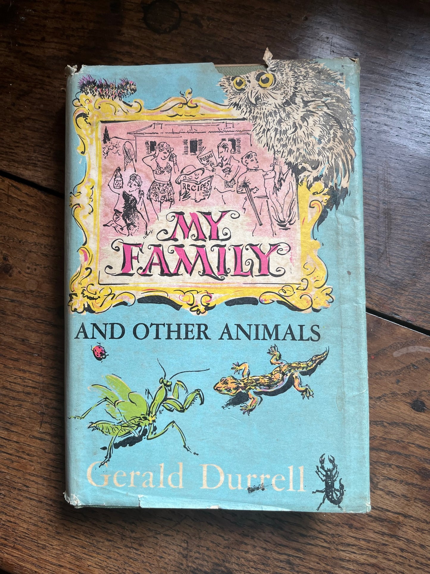 Fourth impression of First Edition, 1957, "My Family And Other Animals" by Gerald Durrell.