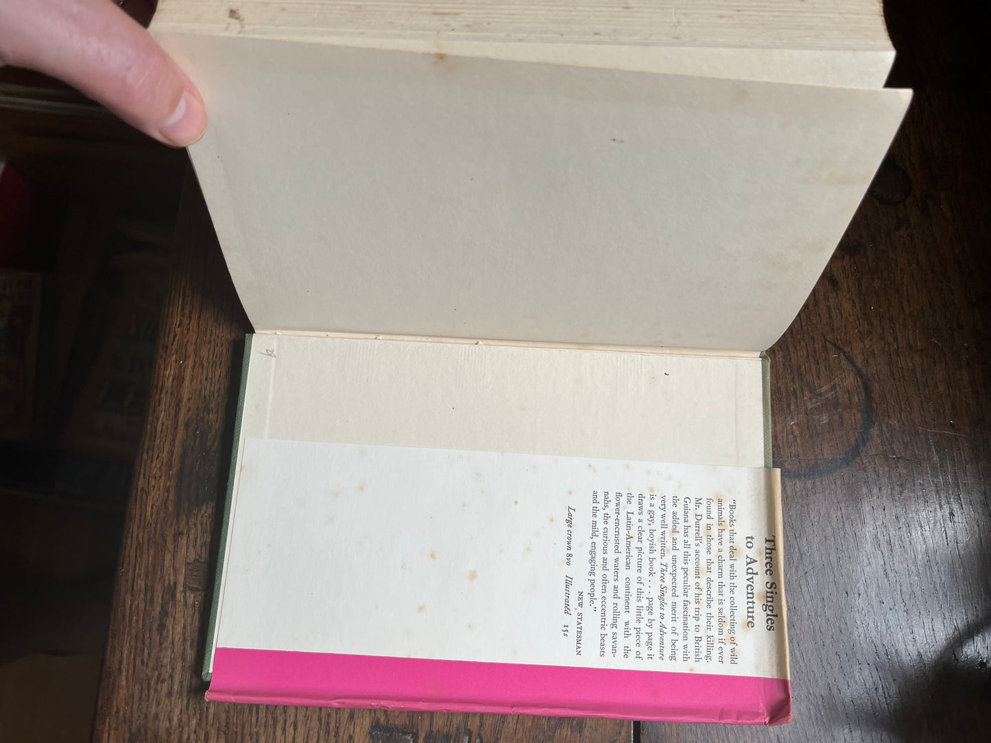 Fourth impression of First Edition, 1957, "My Family And Other Animals" by Gerald Durrell.