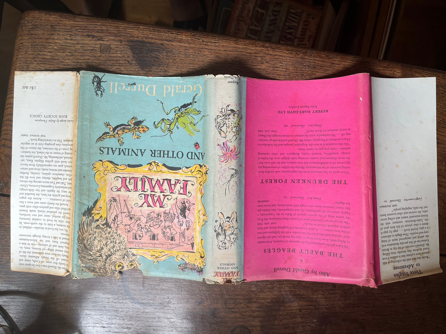 Fourth impression of First Edition, 1957, "My Family And Other Animals" by Gerald Durrell.