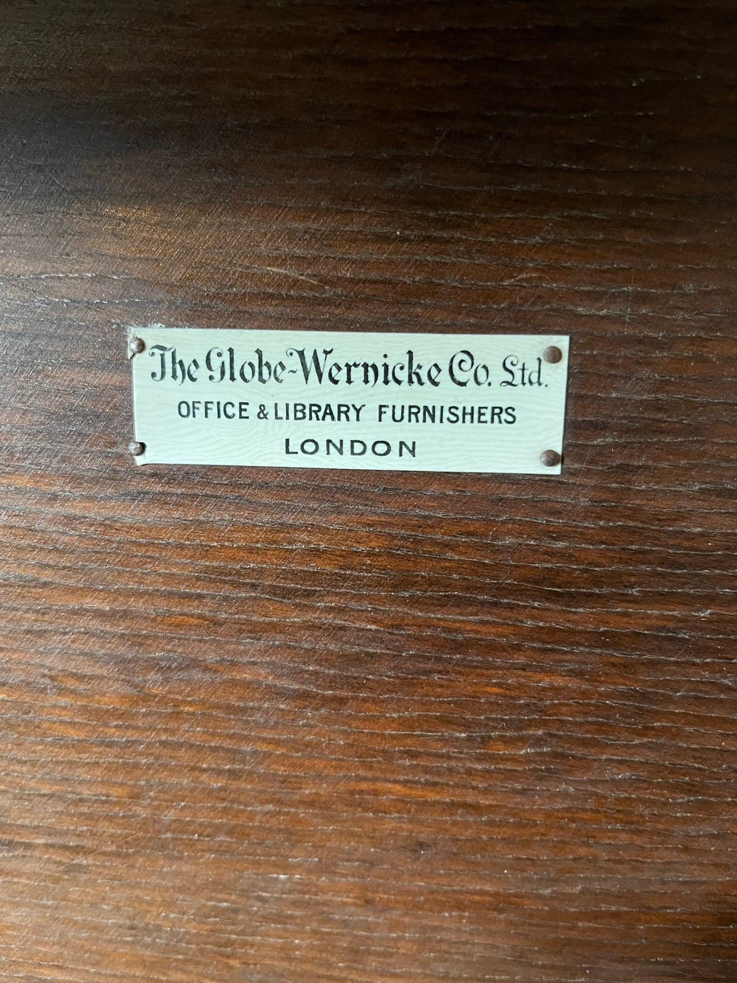 Early Globe-Wernicke stacking bureau bookcase.
