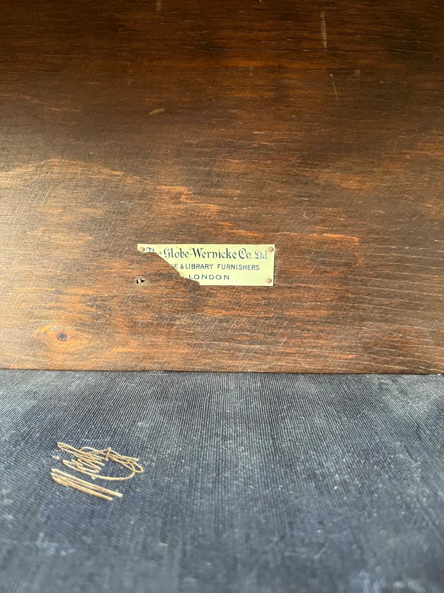 Early Globe-Wernicke stacking bureau bookcase.