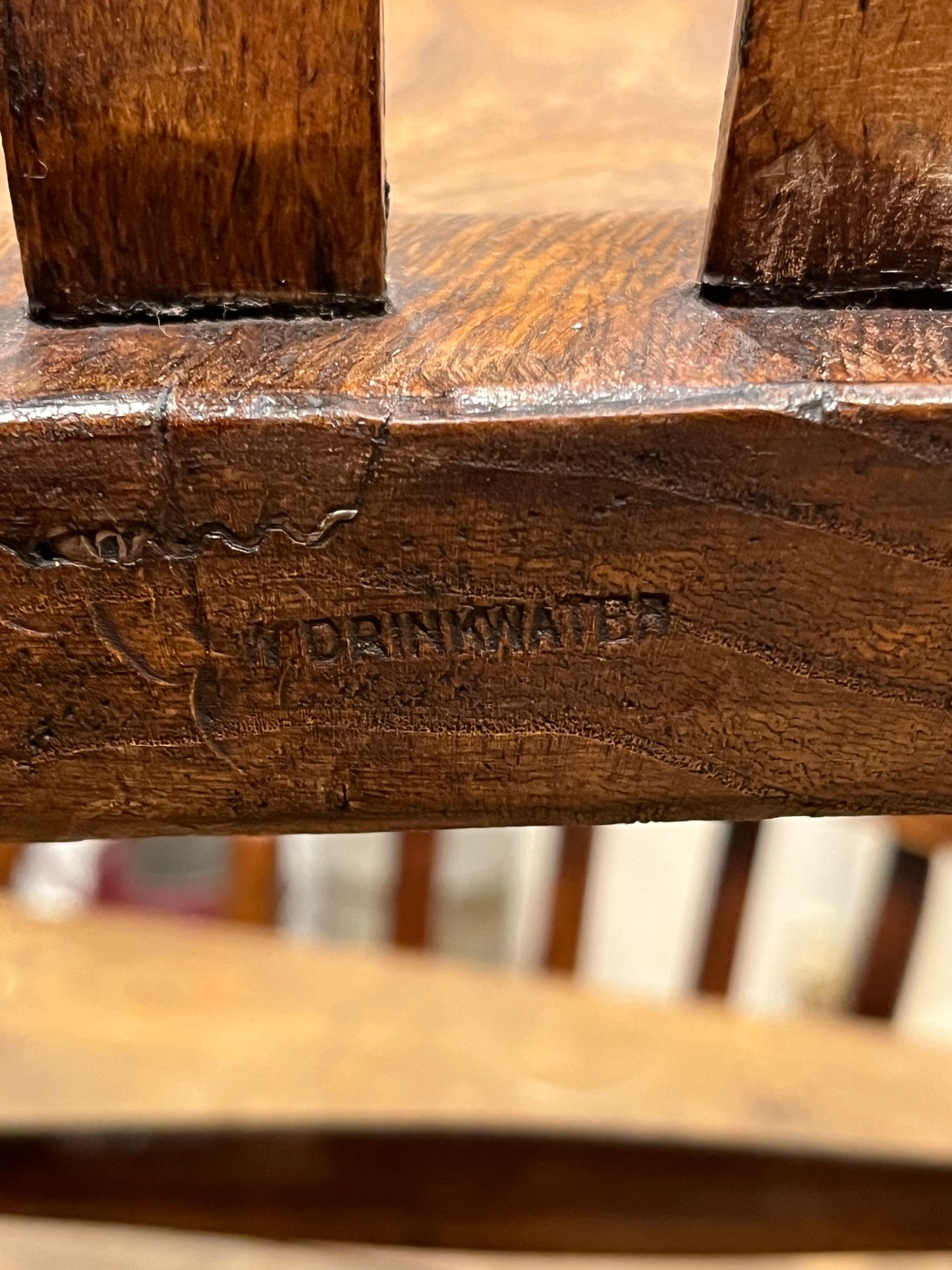 A good pair of Windsor slat back country kitchen chairs.