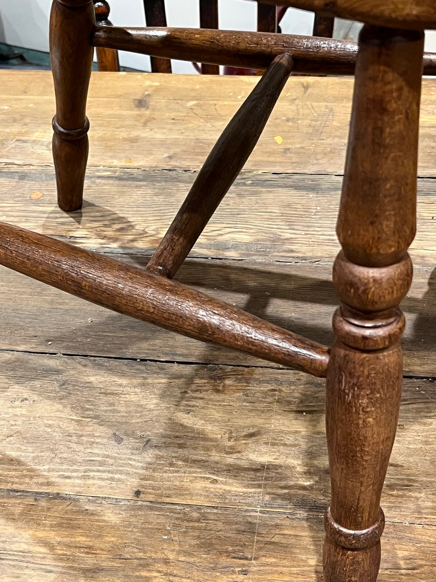 A good pair of Windsor slat back country kitchen chairs.