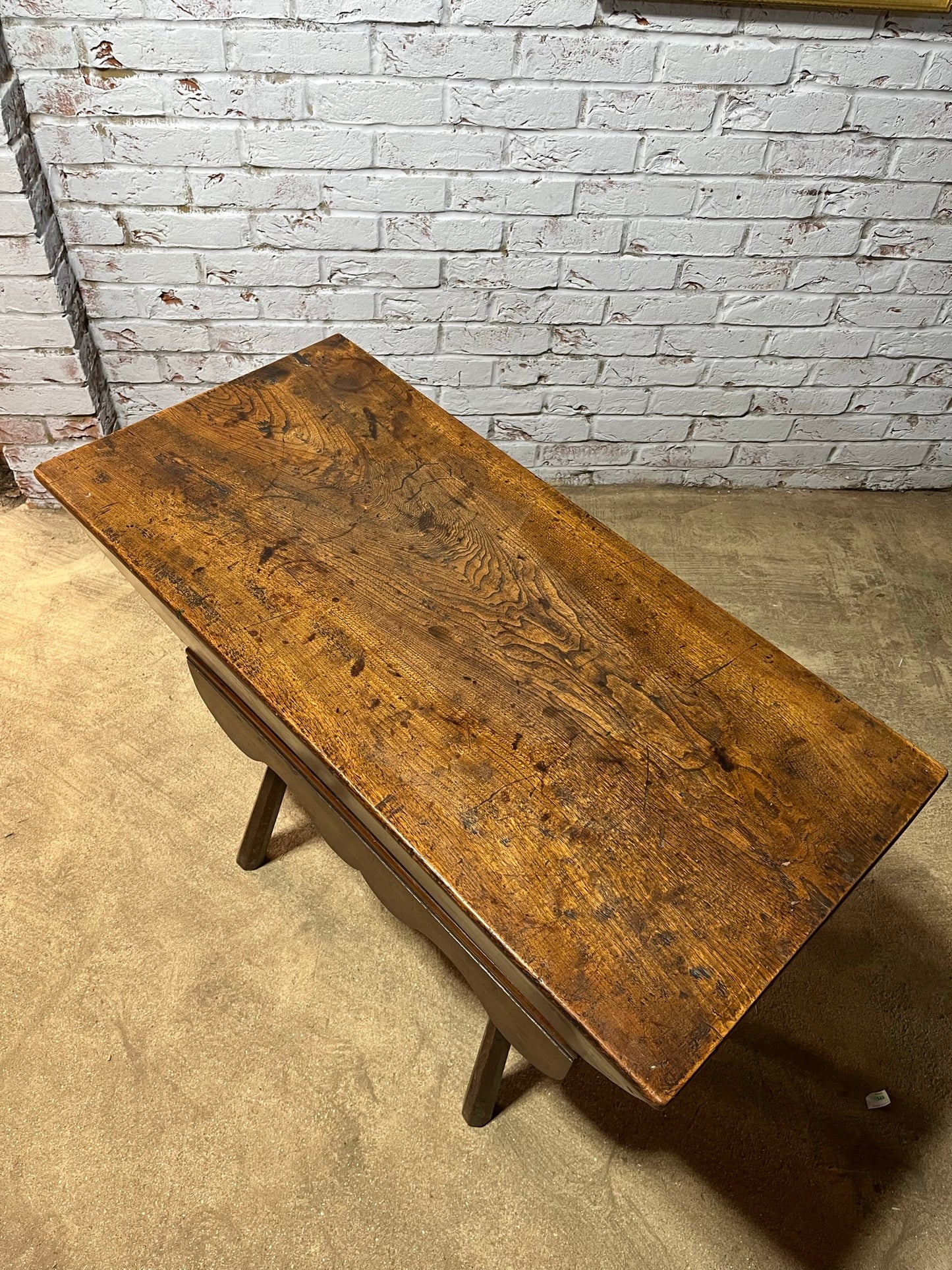 A country made 18th or 19th century dough bin or trough.