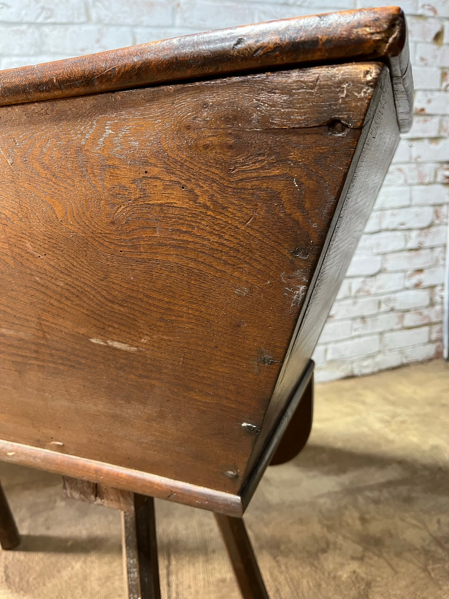 A country made 18th or 19th century dough bin or trough.
