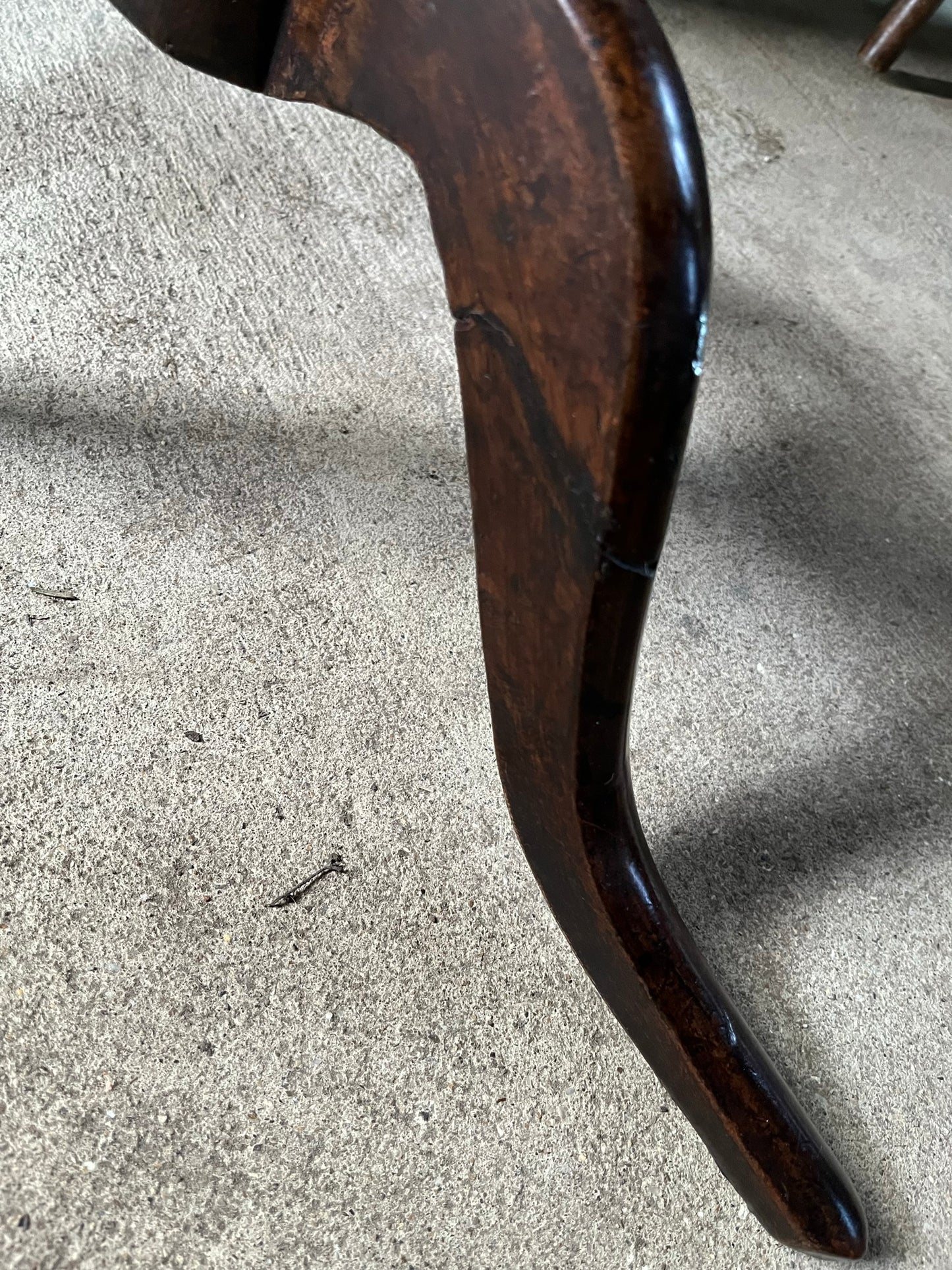 Georgian provincial tilt top lamp or wine table.