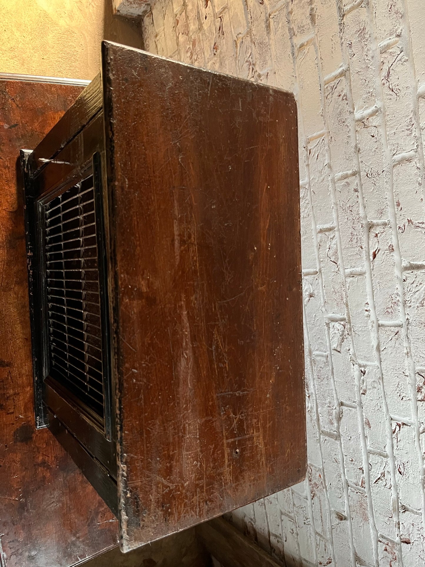 Victorian food cupboard.