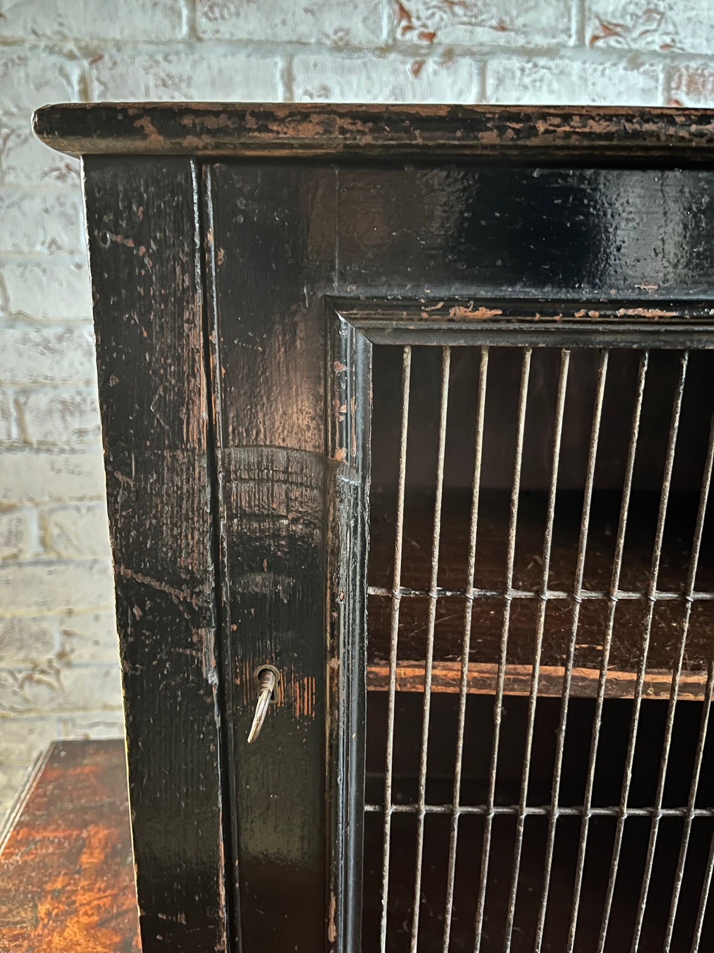 Victorian food cupboard.
