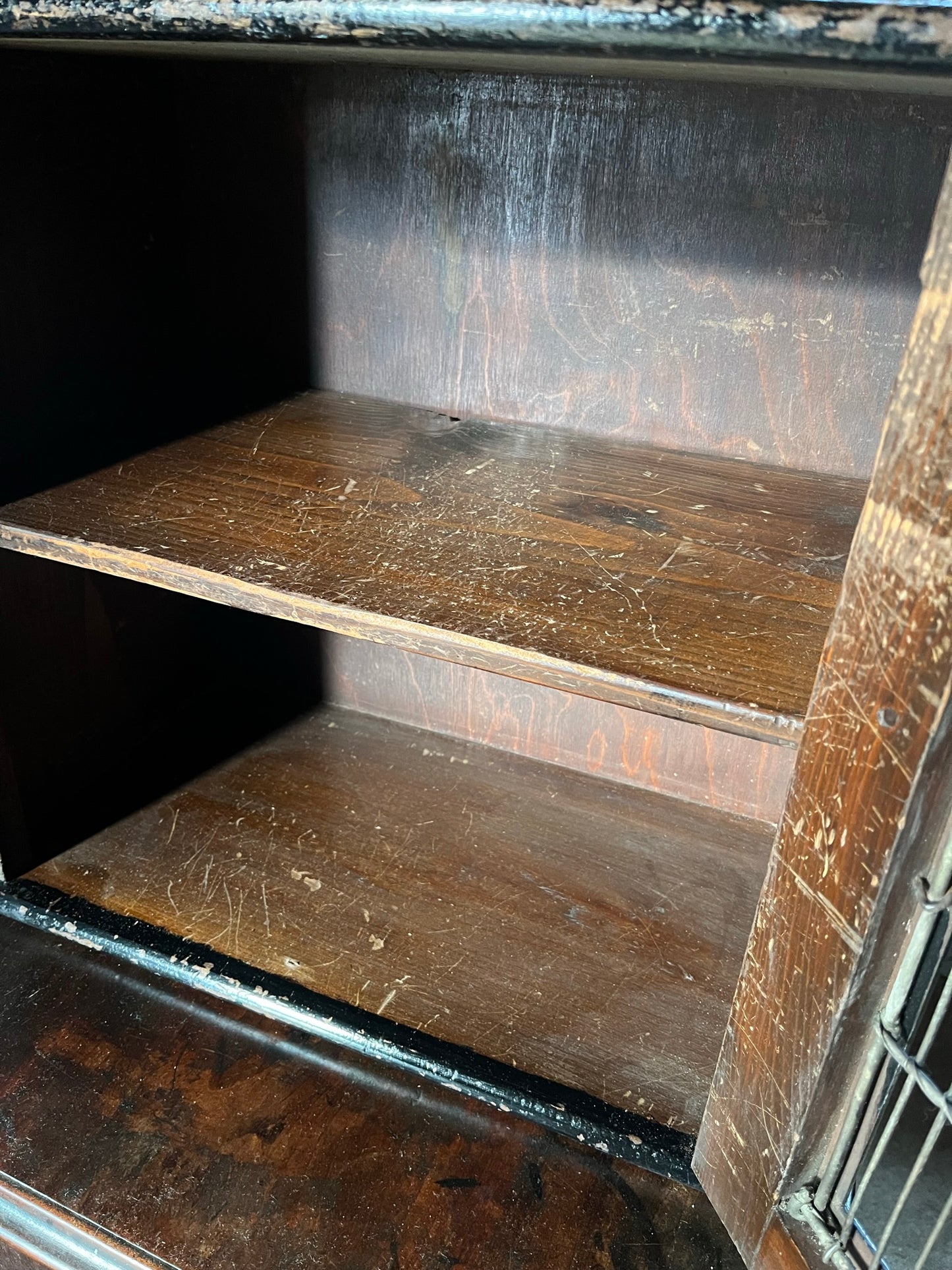 Victorian food cupboard.
