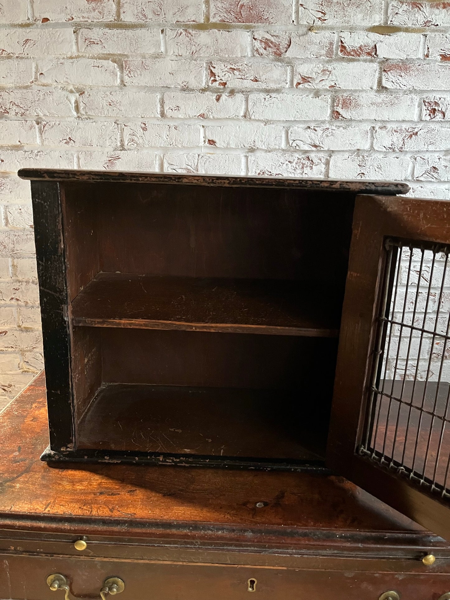 Victorian food cupboard.