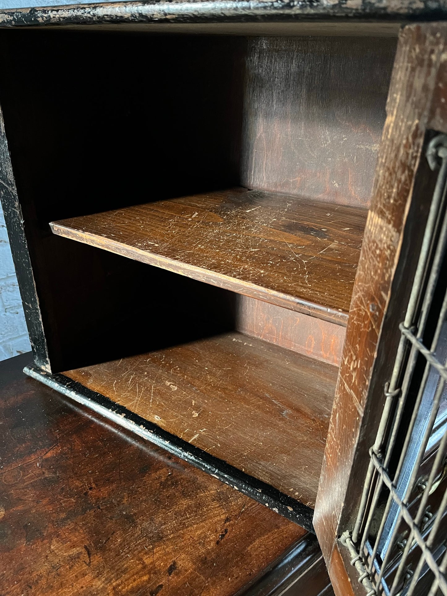 Victorian food cupboard.
