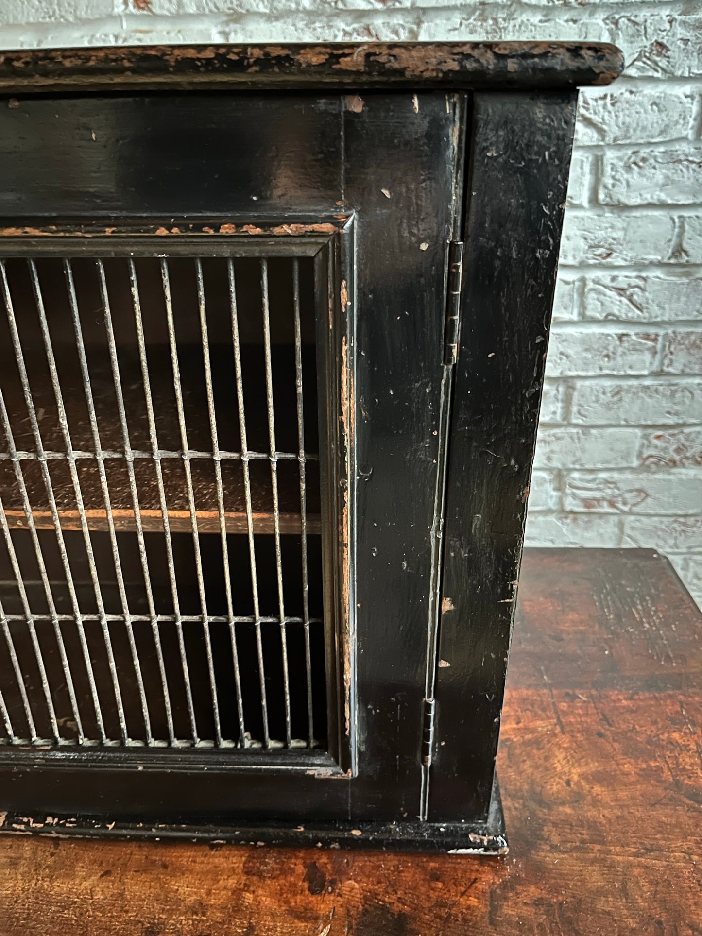 Victorian food cupboard.