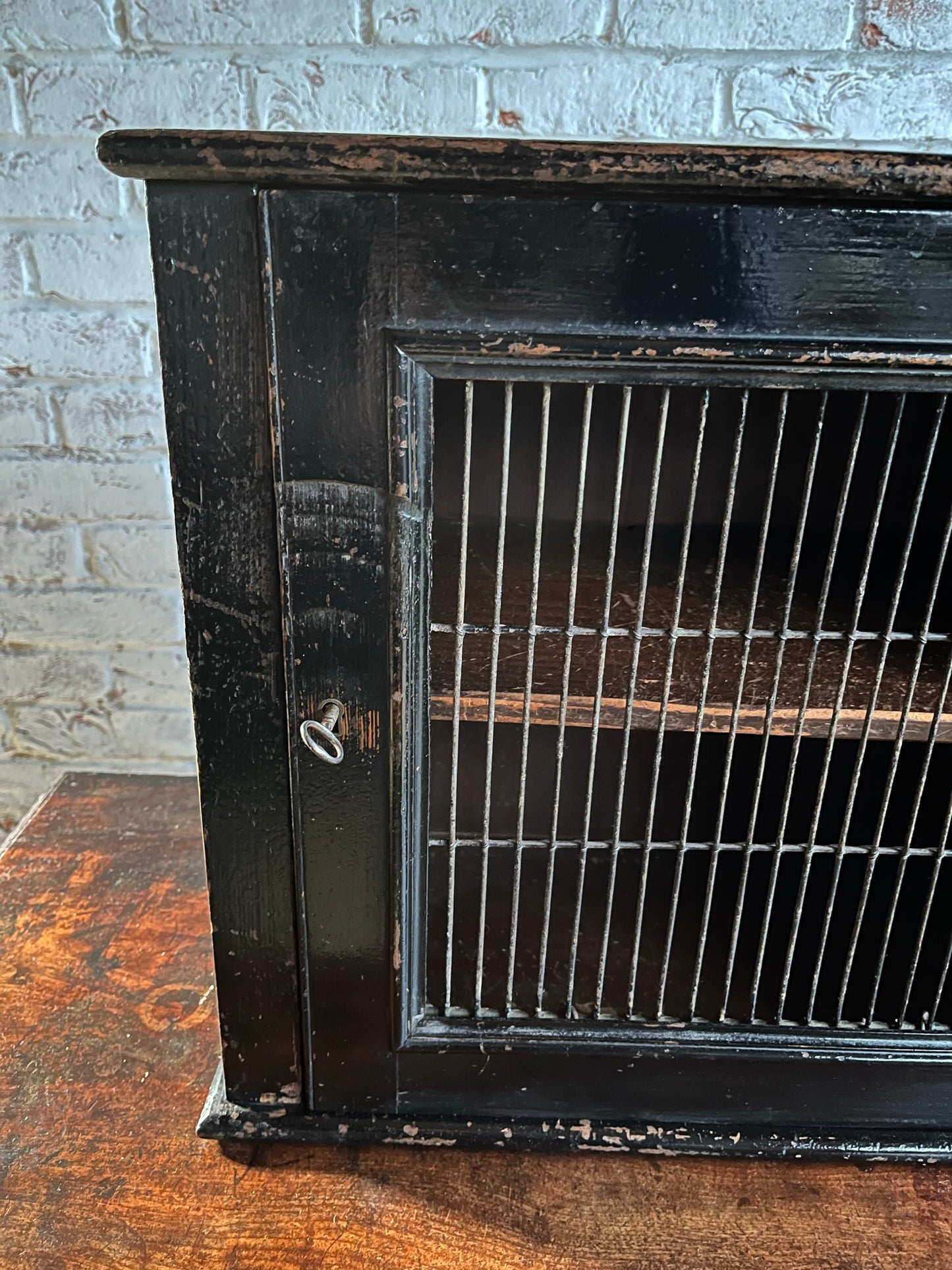 Victorian food cupboard.