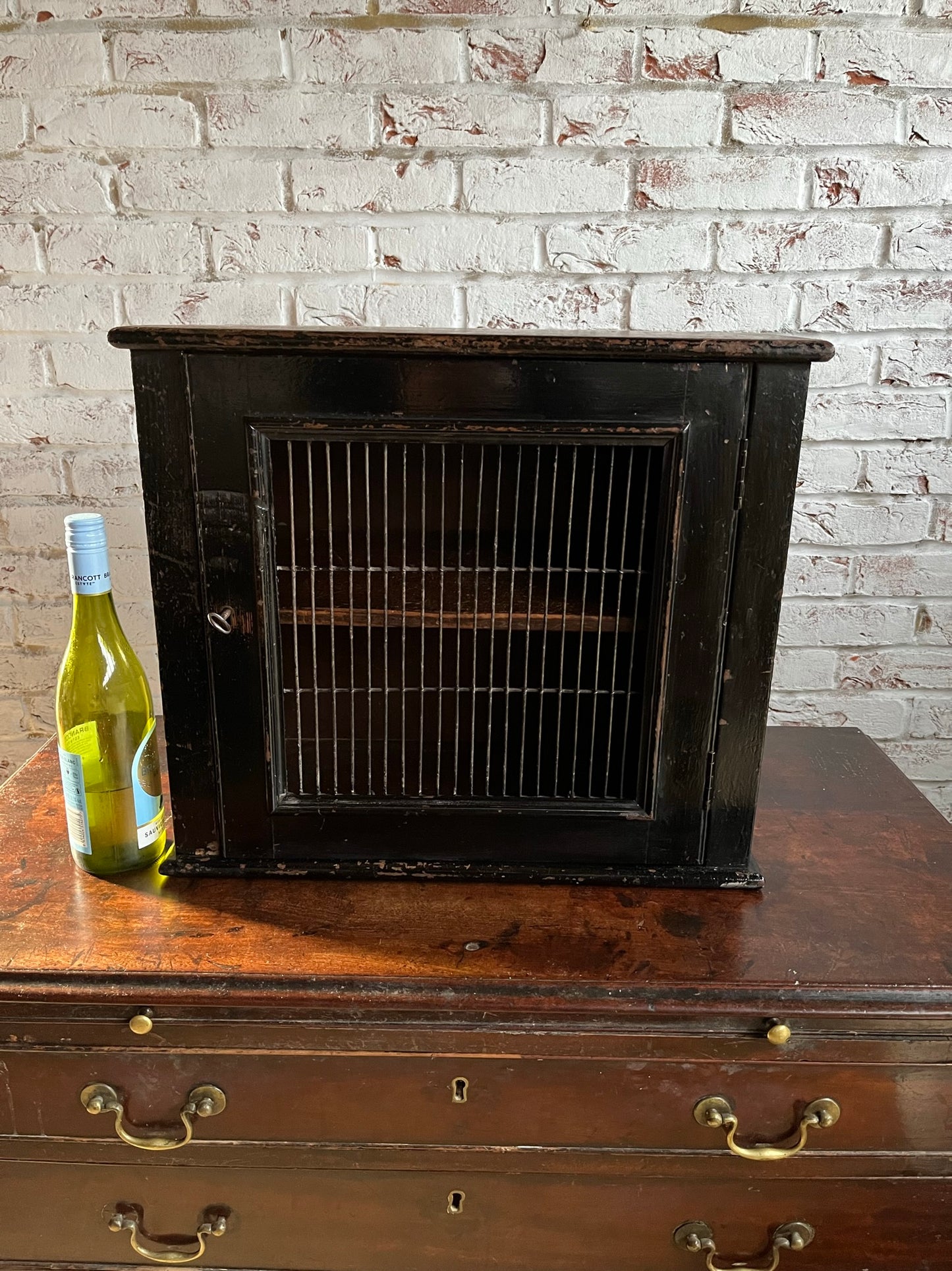 Victorian food cupboard.