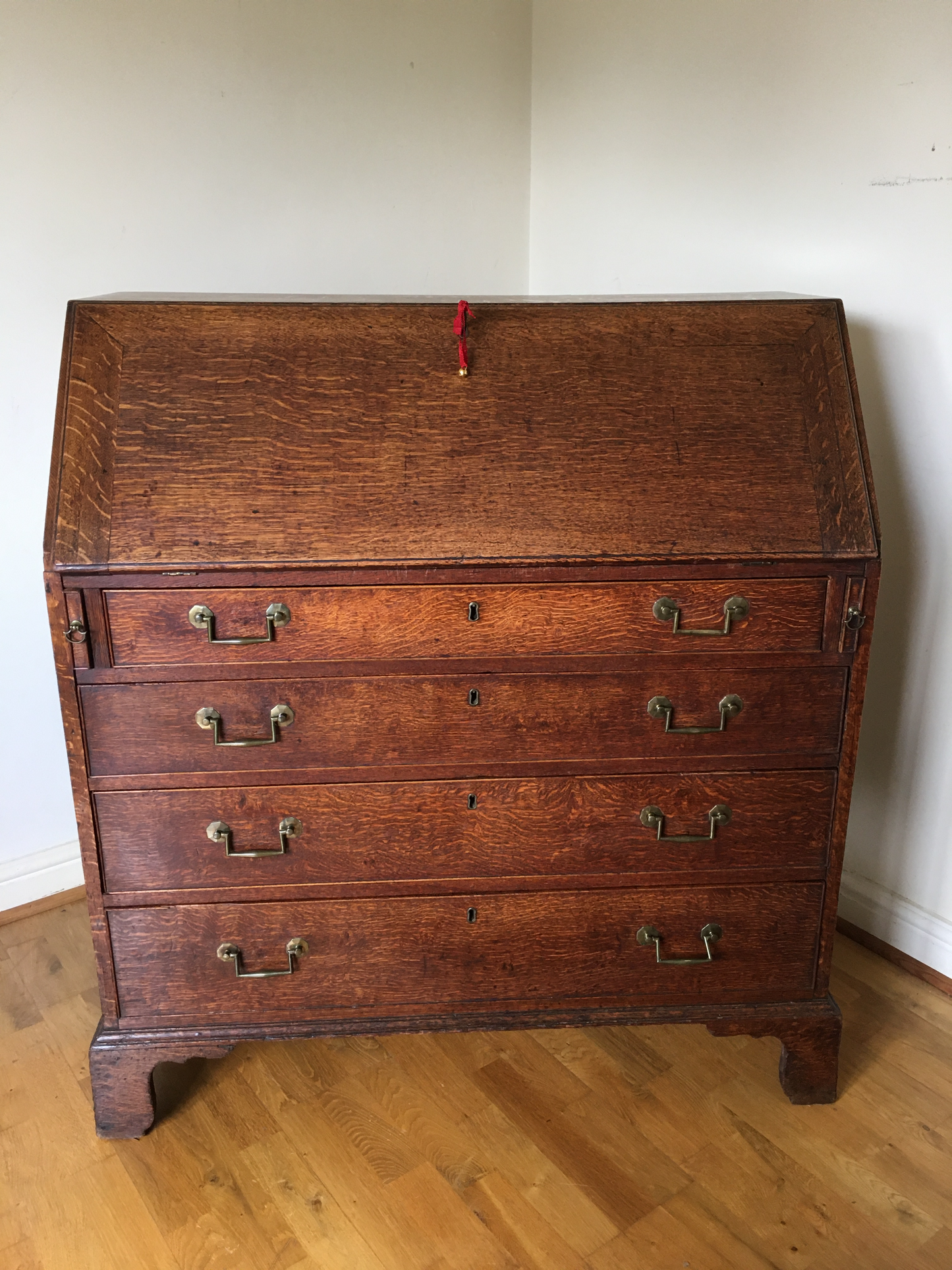 18th century oak bureau