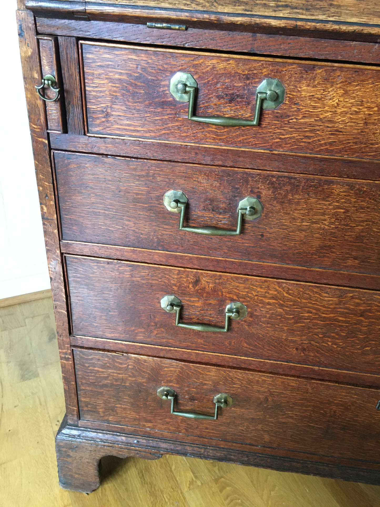 18th century oak bureau