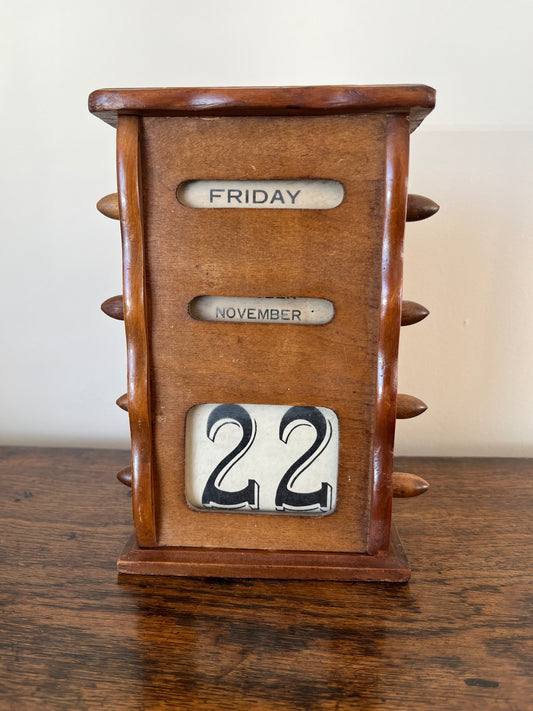 Perpetual calendar, early 20th century.