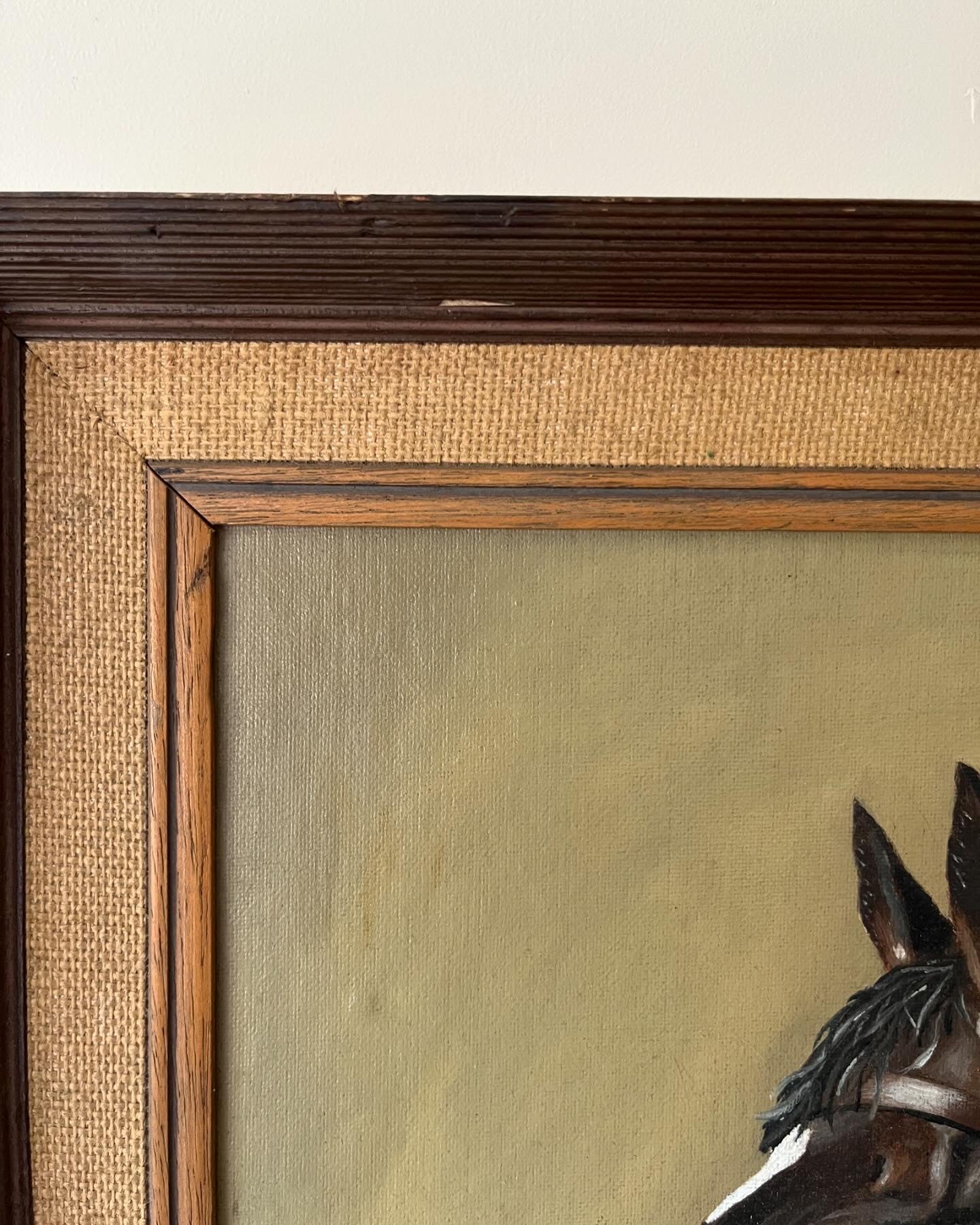 Oil painting of ‘Great Nephew’ race horse by John Nolan (b.1958, Irish)