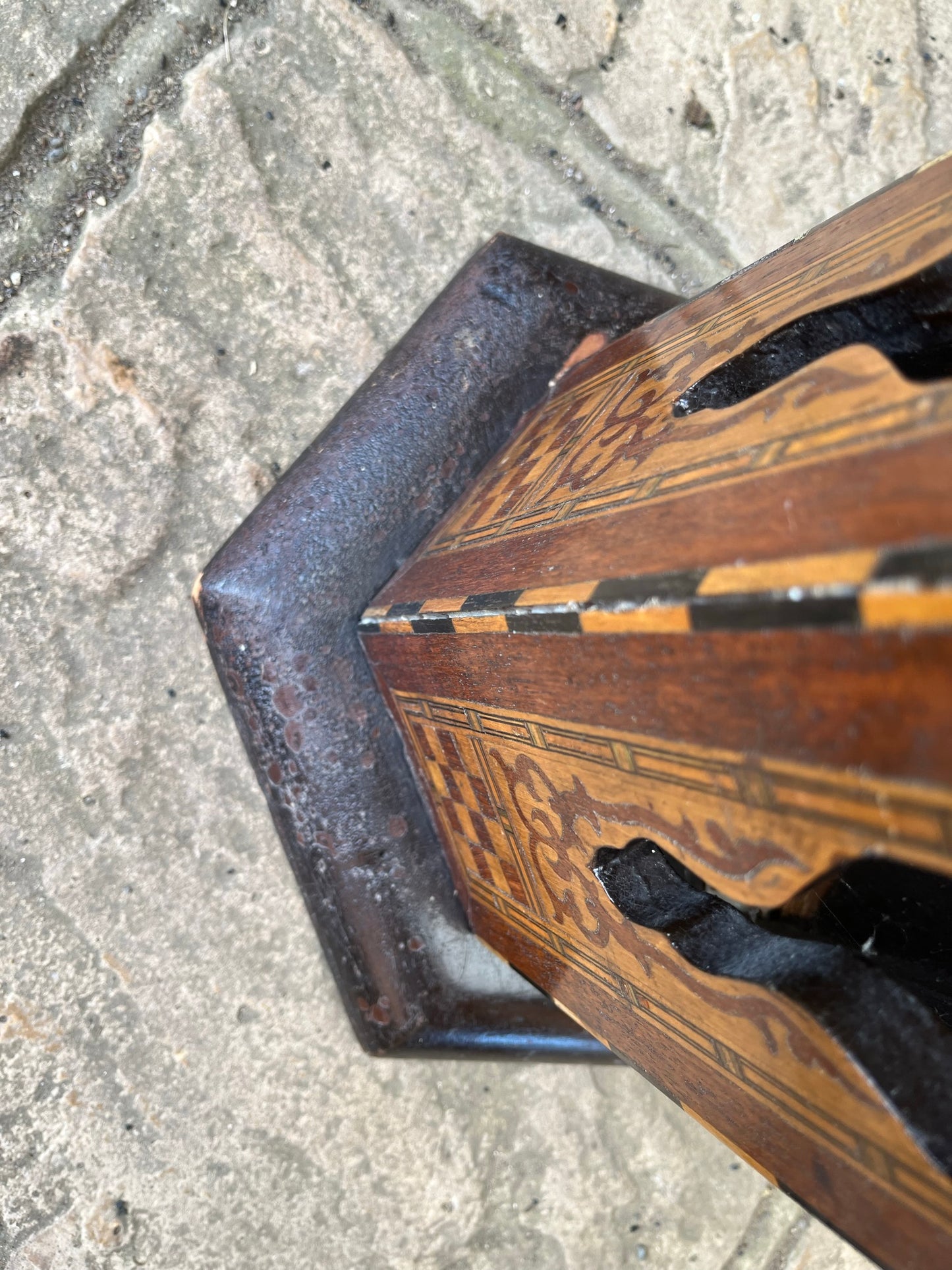 Moorish side table.