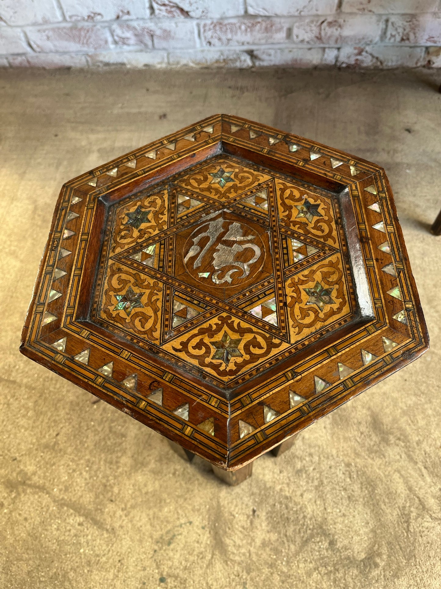 Moorish side table.
