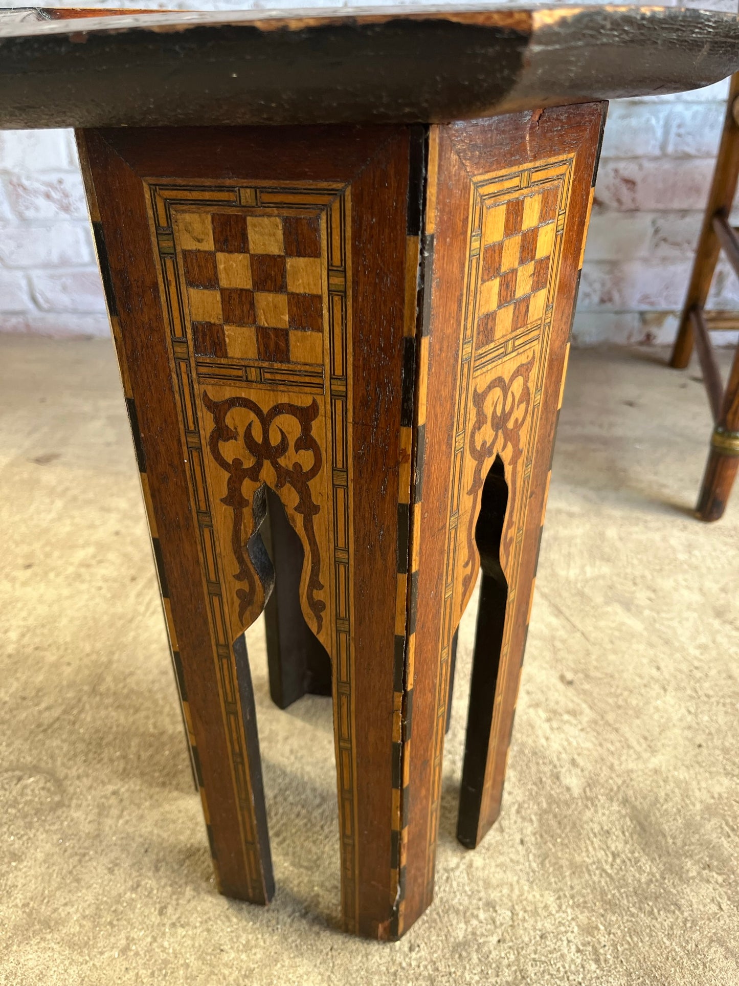 Moorish side table.