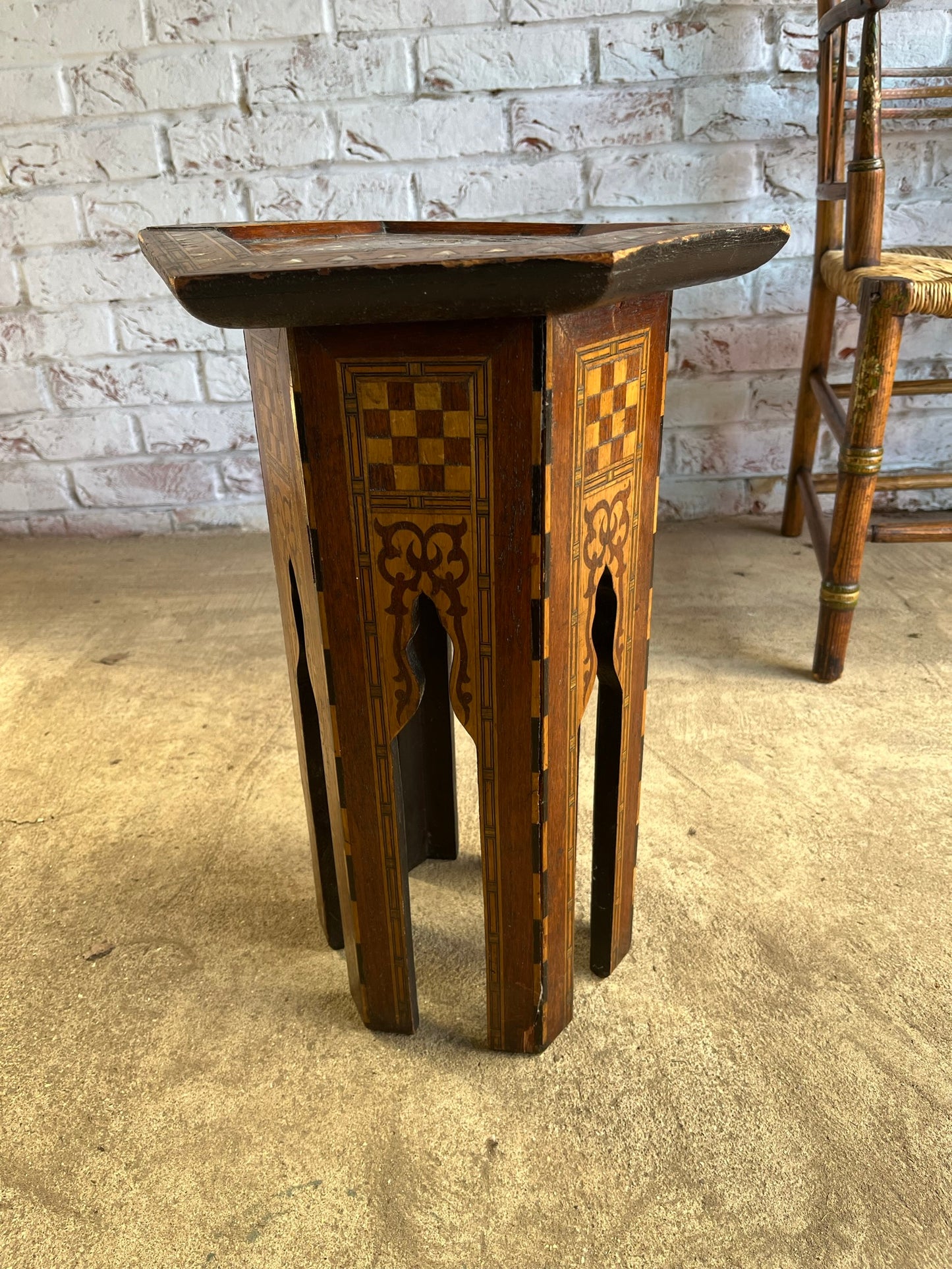 Moorish side table.