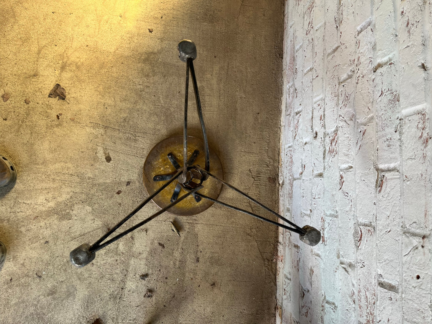 Early Rubery Owen vintage machinist 'blade' stool.