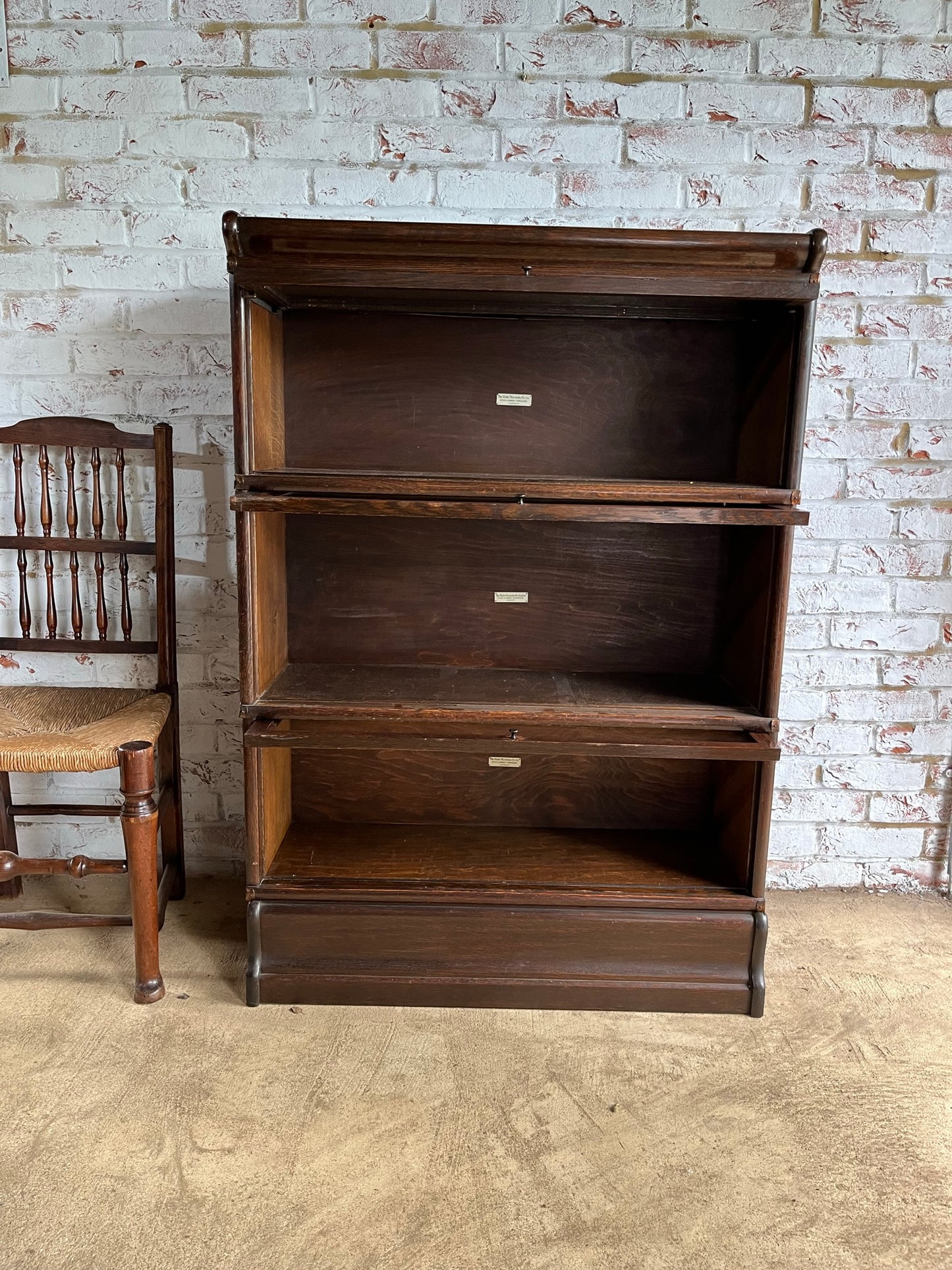 Globe Wernicke stacking barristers bookcase.