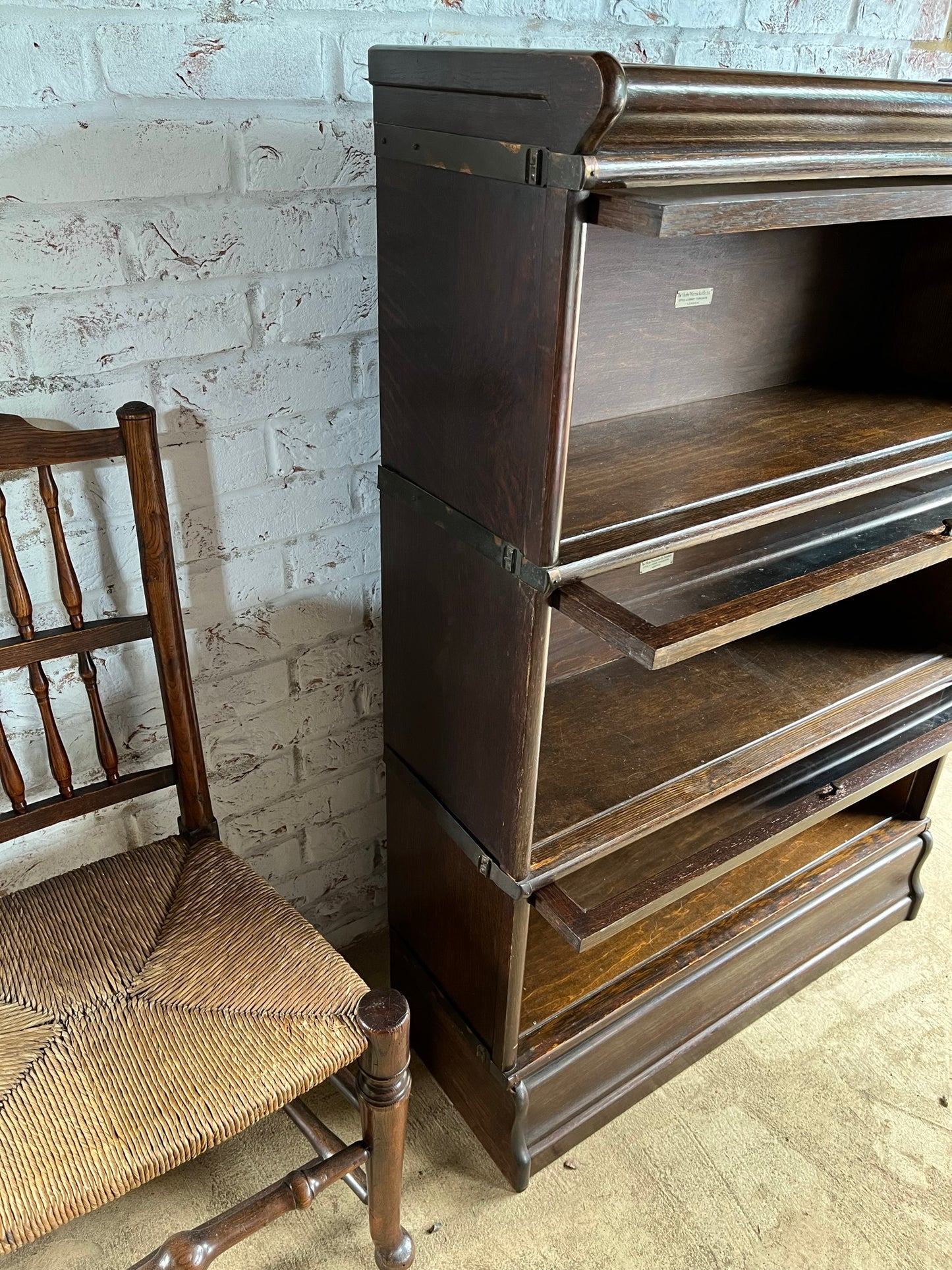 Globe Wernicke stacking barristers bookcase.