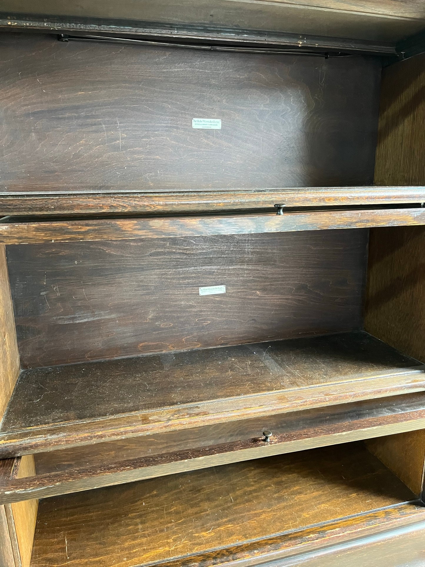 Globe Wernicke stacking barristers bookcase.