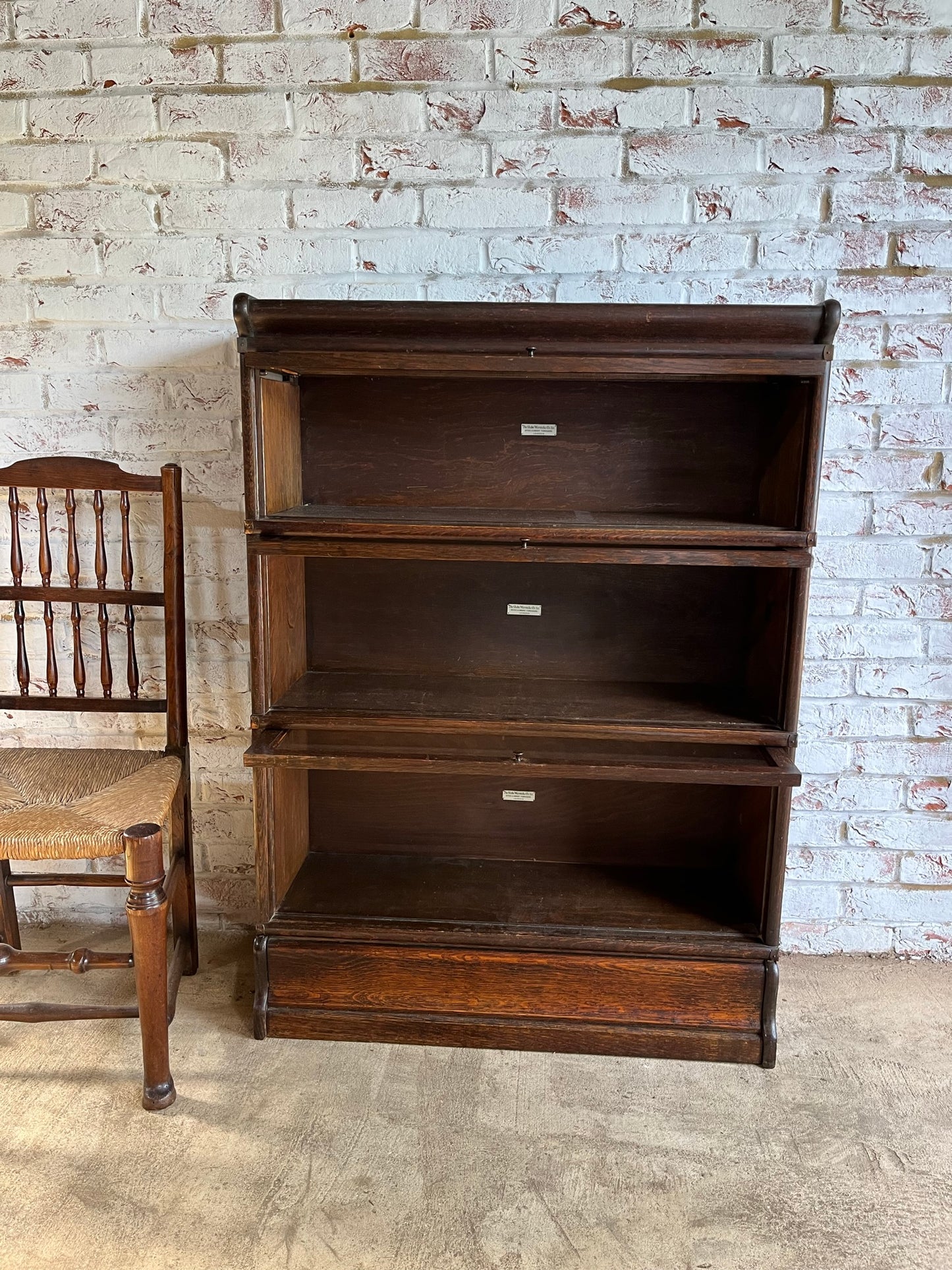 Globe Wernicke stacking barristers bookcase.