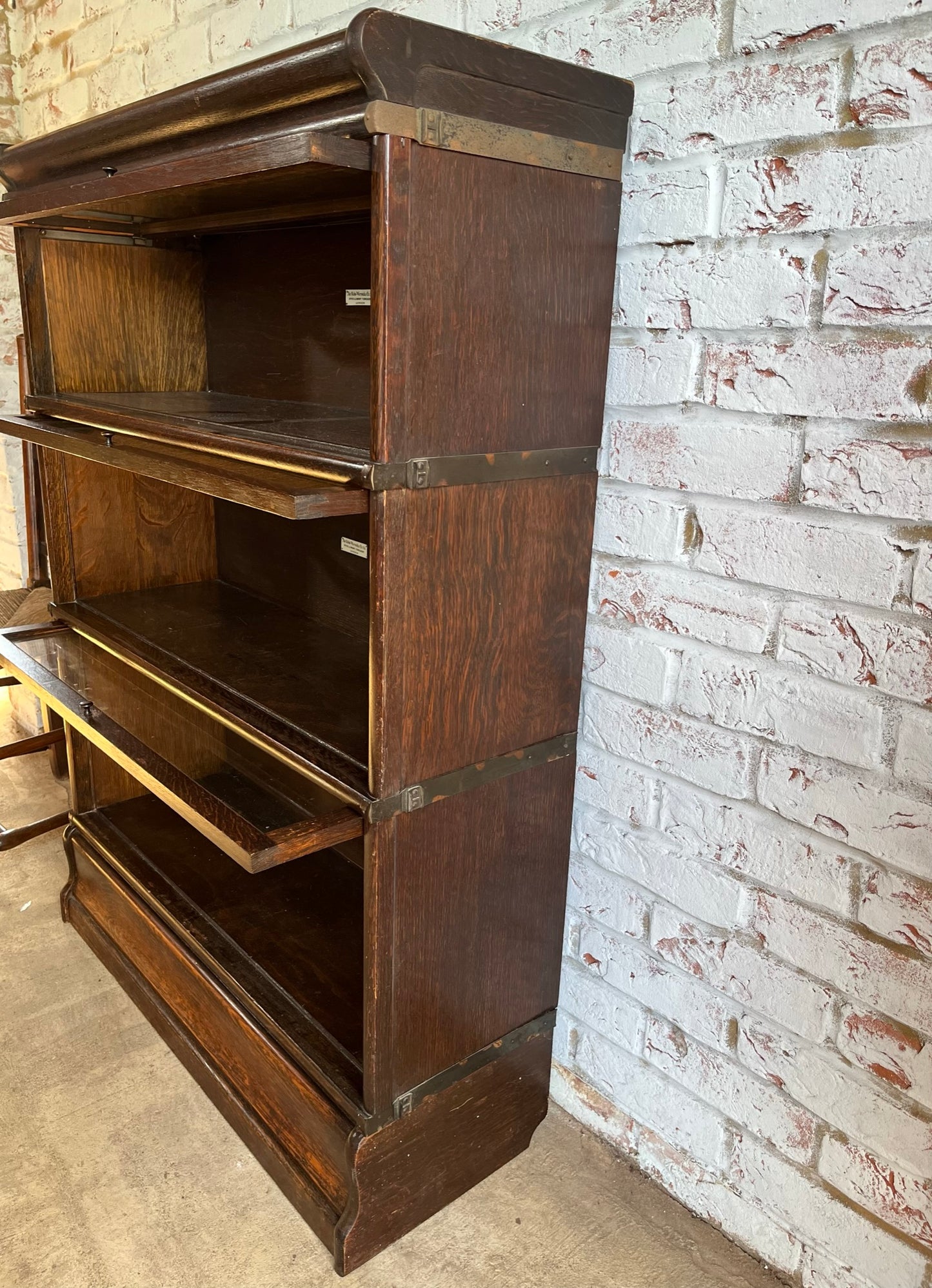 Globe Wernicke stacking barristers bookcase.