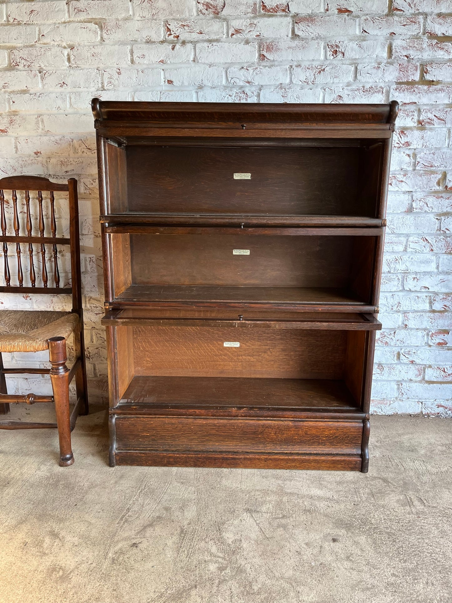 Globe Wernicke stacking barristers bookcase.