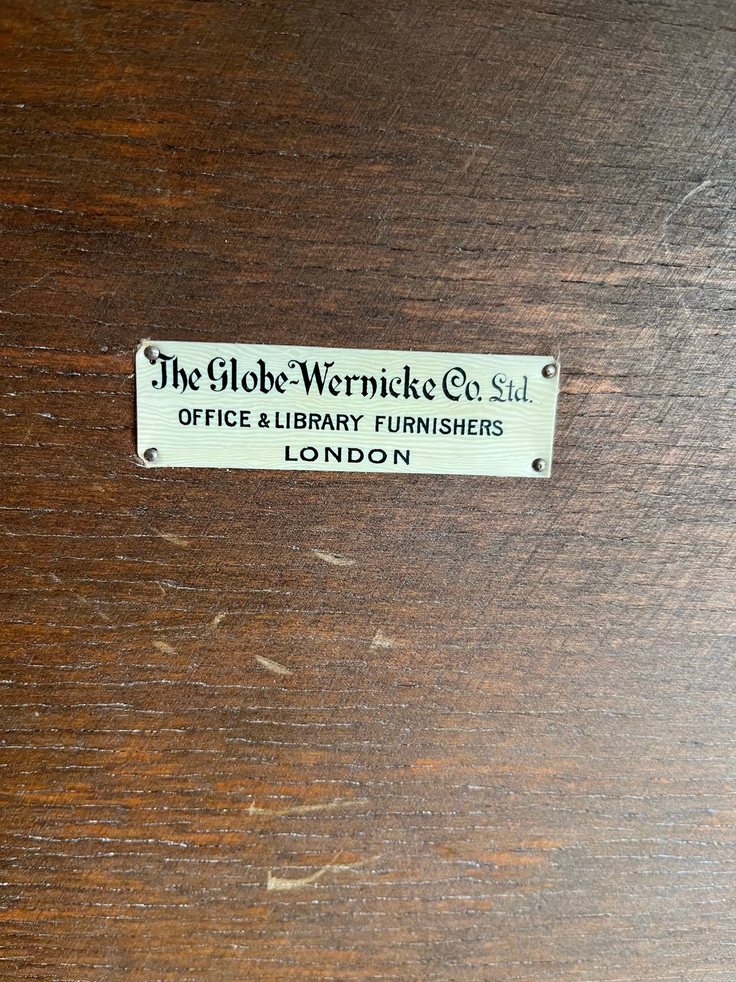 Globe Wernicke stacking barristers bookcase.