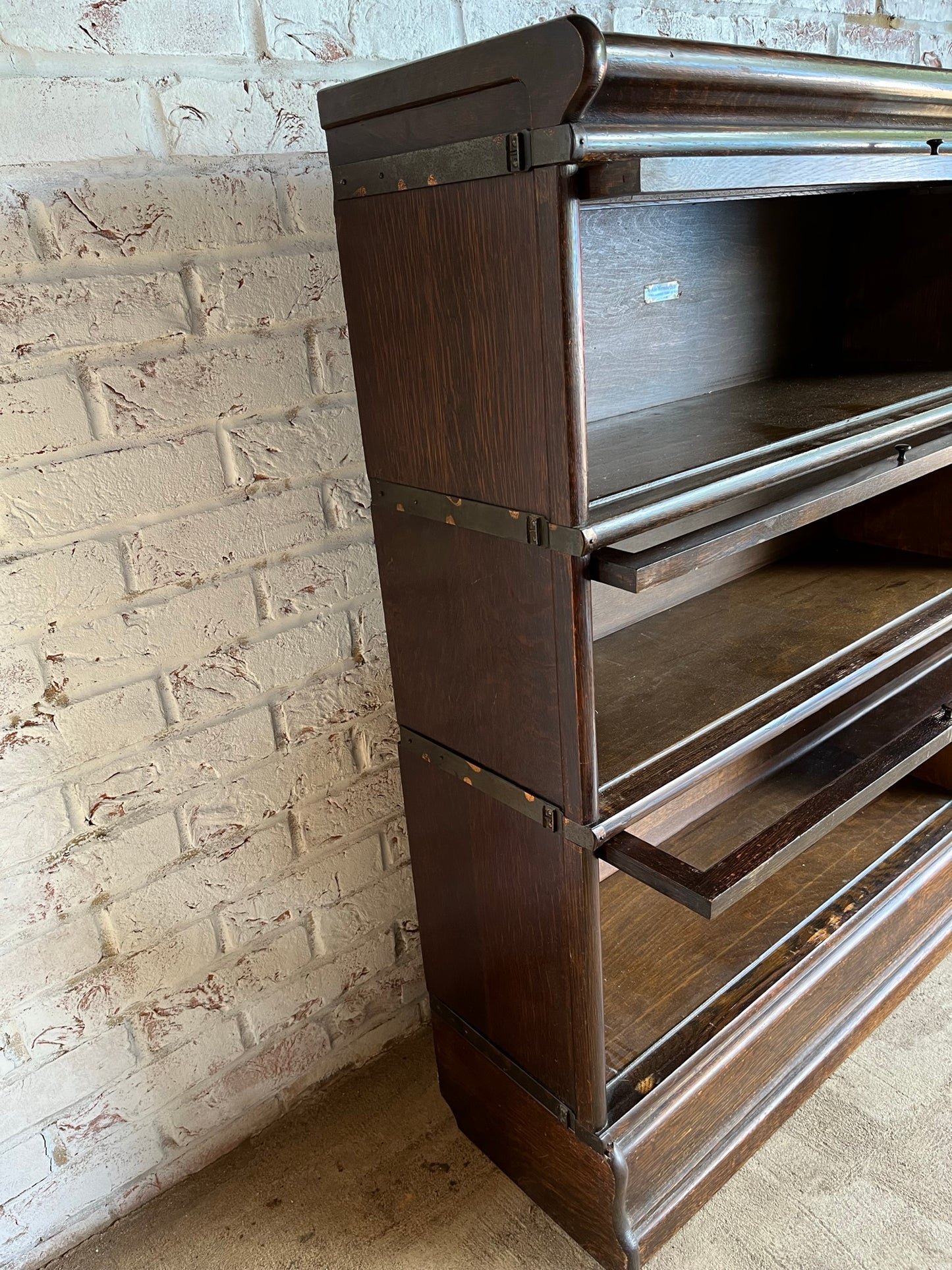 Globe Wernicke stacking barristers bookcase.