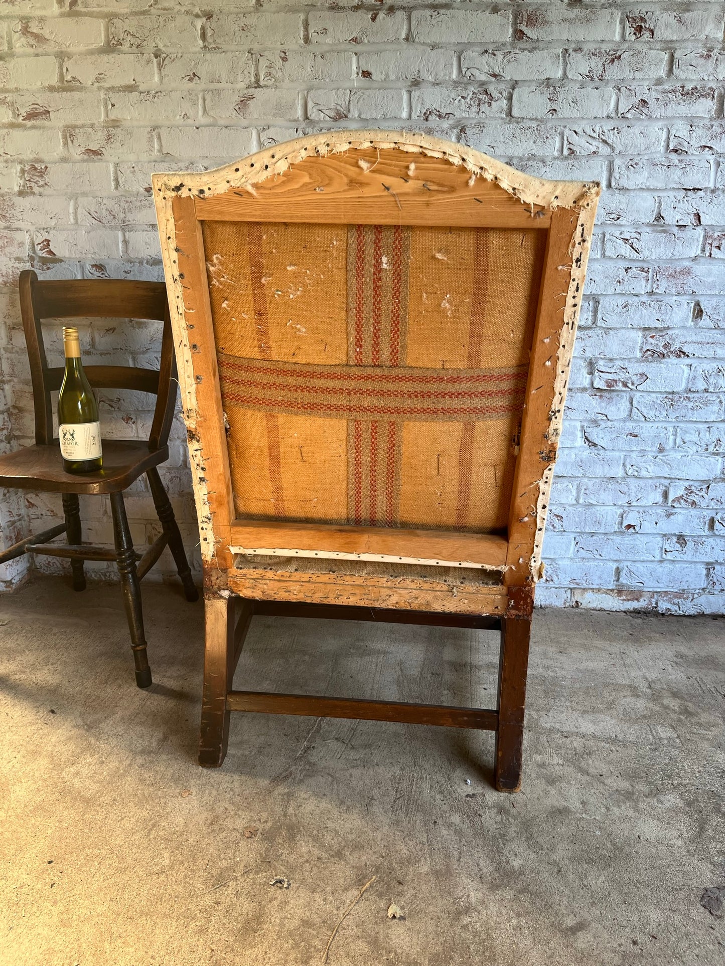 Large Georgian armchair.